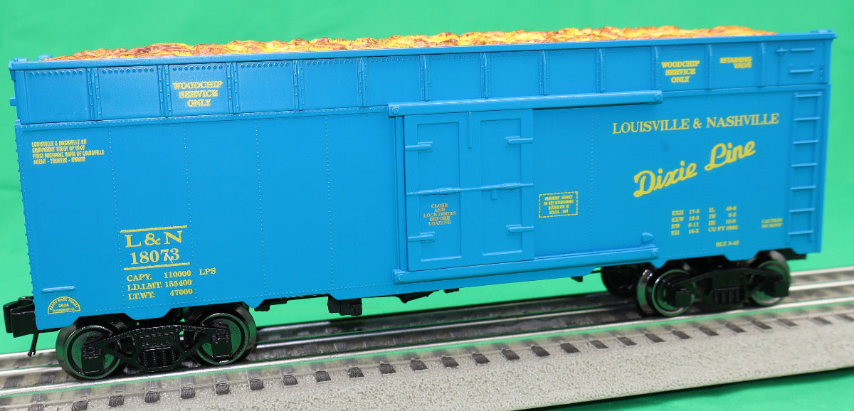 Ready Made Trains RMT-86464 - 40' Woodchip Car "Louisville & Nashville" - Custom Run for MrMuffin'sTrains