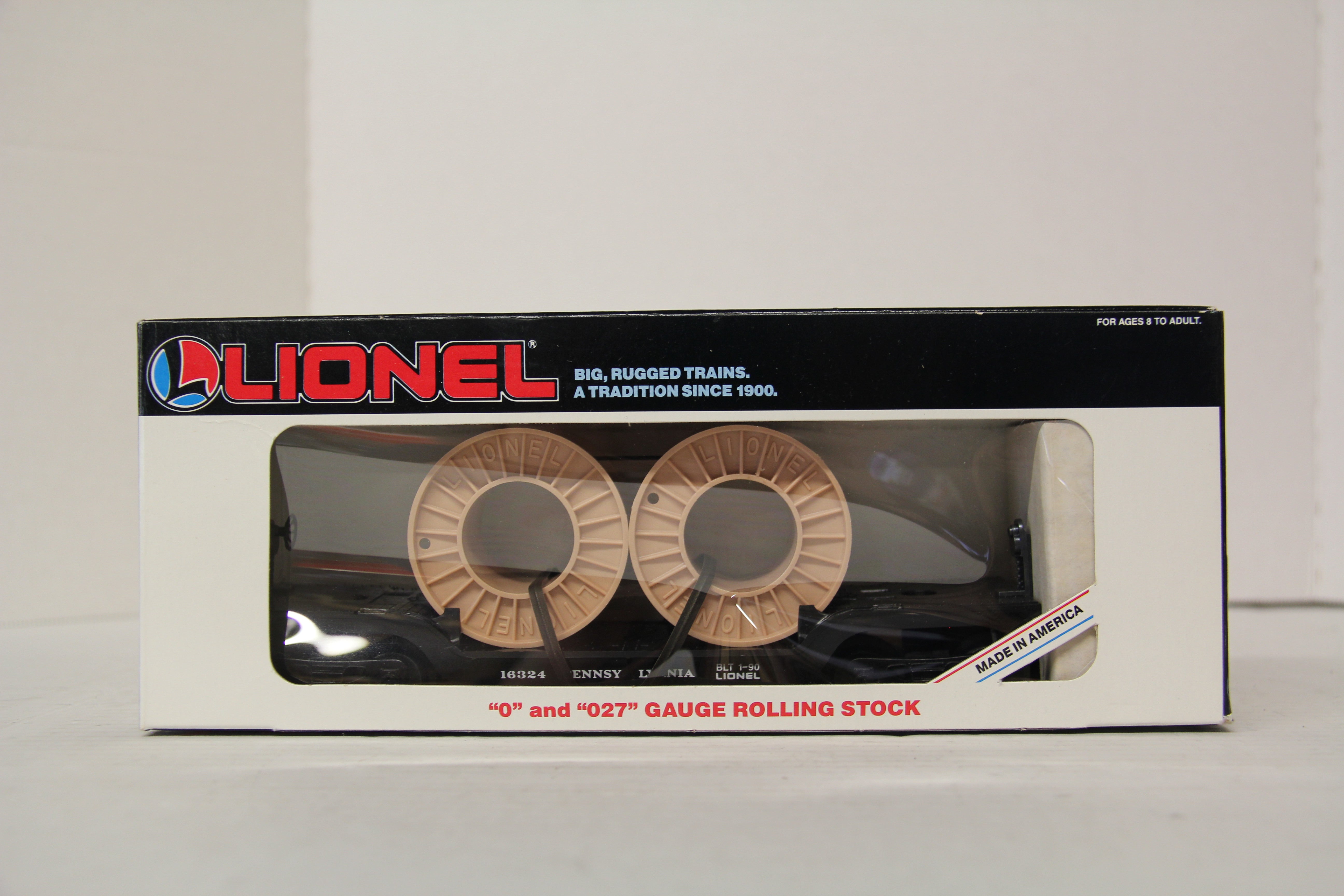 Lionel 6-16324 Pennsylvania Depressed Flatcar w/ Cable Reels-Second hand-M6433