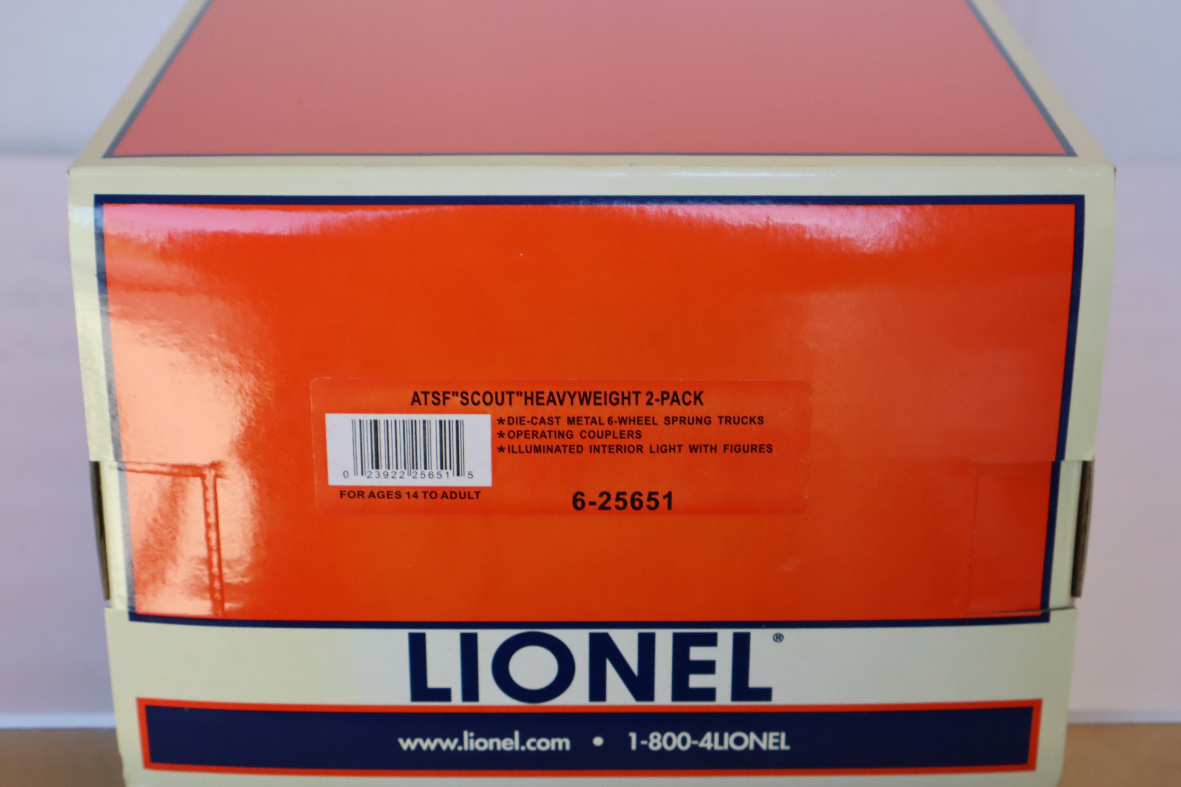 Lionel 6-25651 ATSF "Scout" Heavyweight 2 Pack-Second hand-M7906