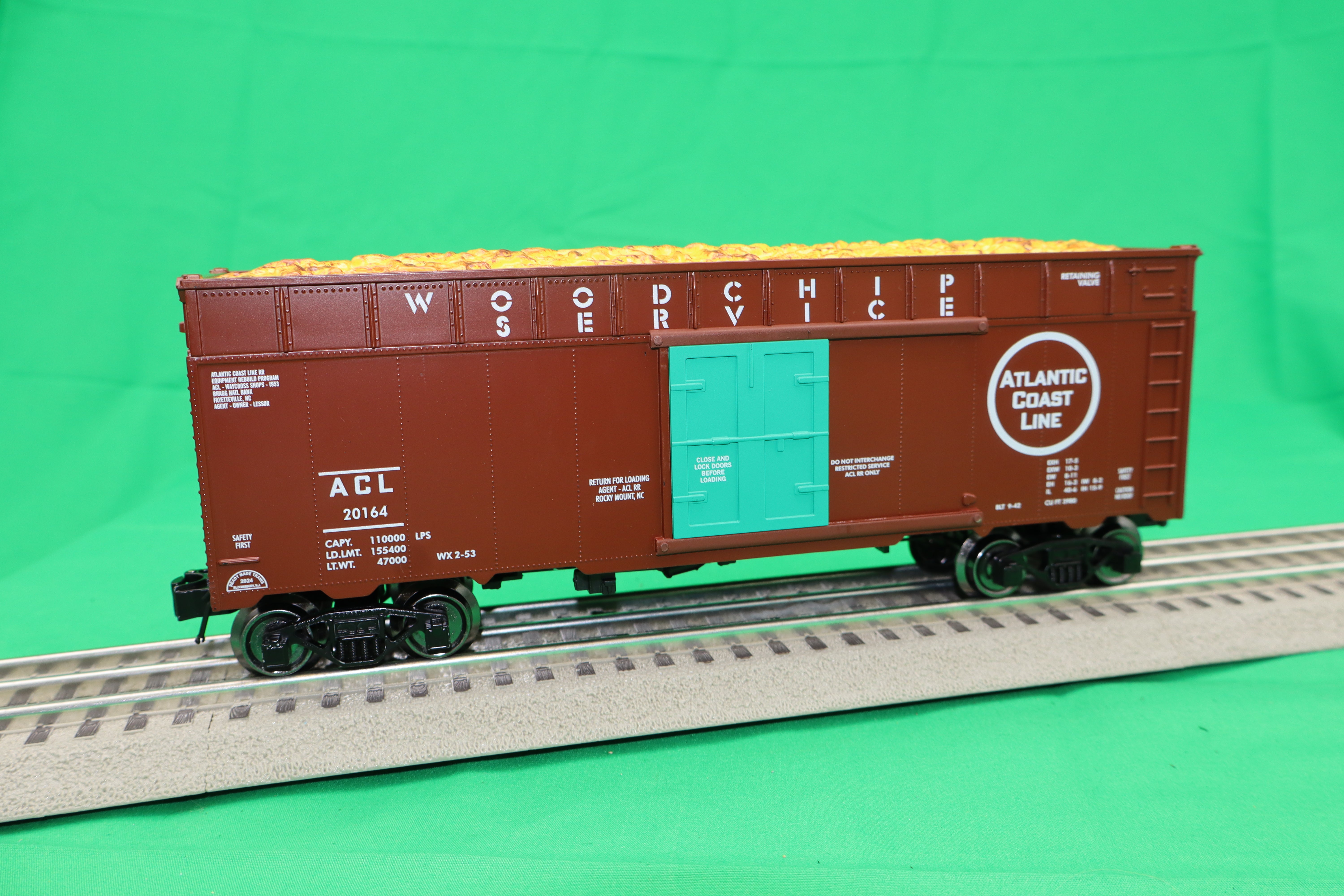 Ready Made Trains RMT-86469 - 40' Woodchip Car "Atlantic Coast Line"