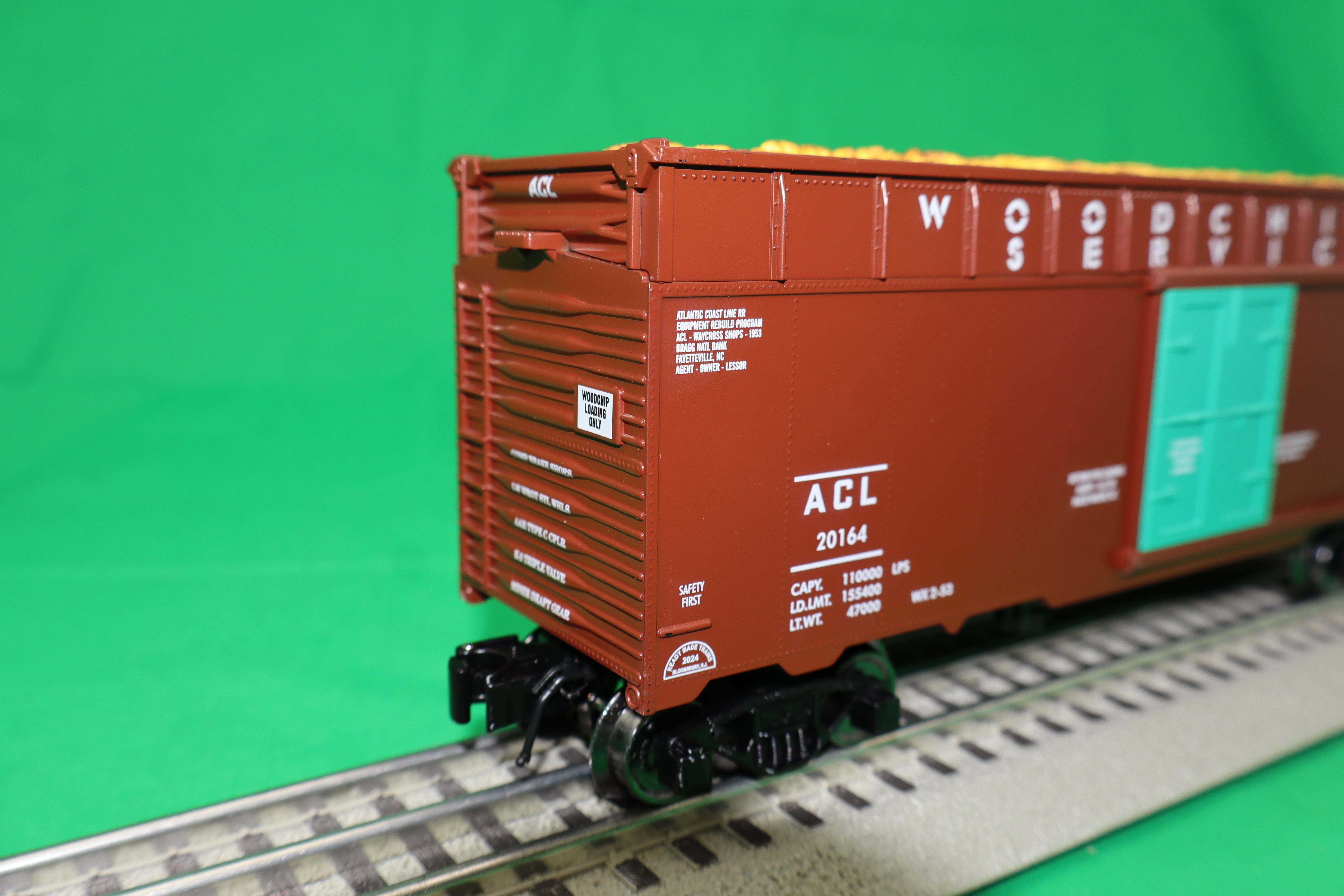 Ready Made Trains RMT-86469 - 40' Woodchip Car "Atlantic Coast Line"