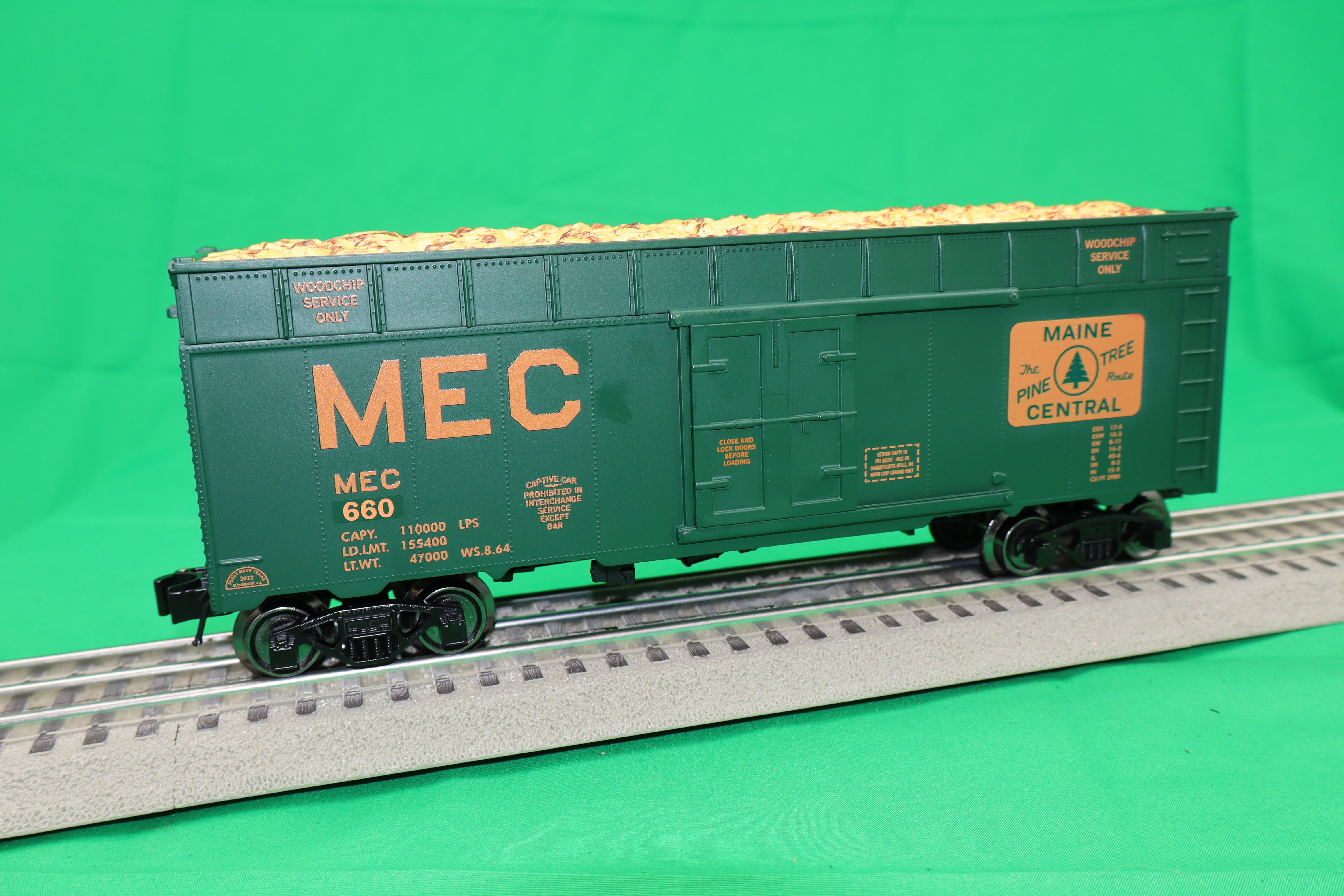 Ready Made Trains RMT-86462 - 40' Woodchip Car "Maine Central"