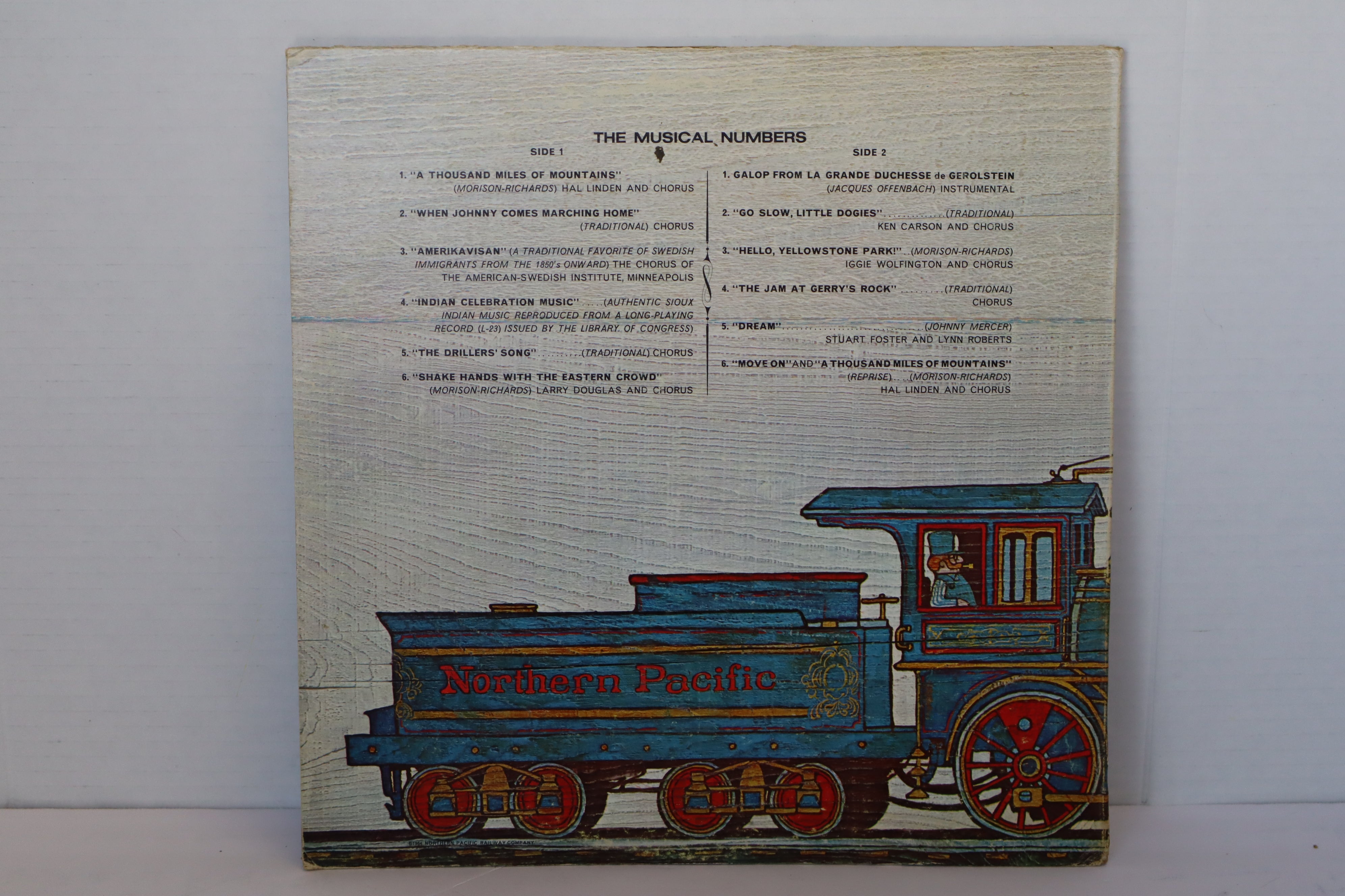 1964 A Thousand miles of Mountains Record-Narrated by Raymond Massey-Second hand-M7910