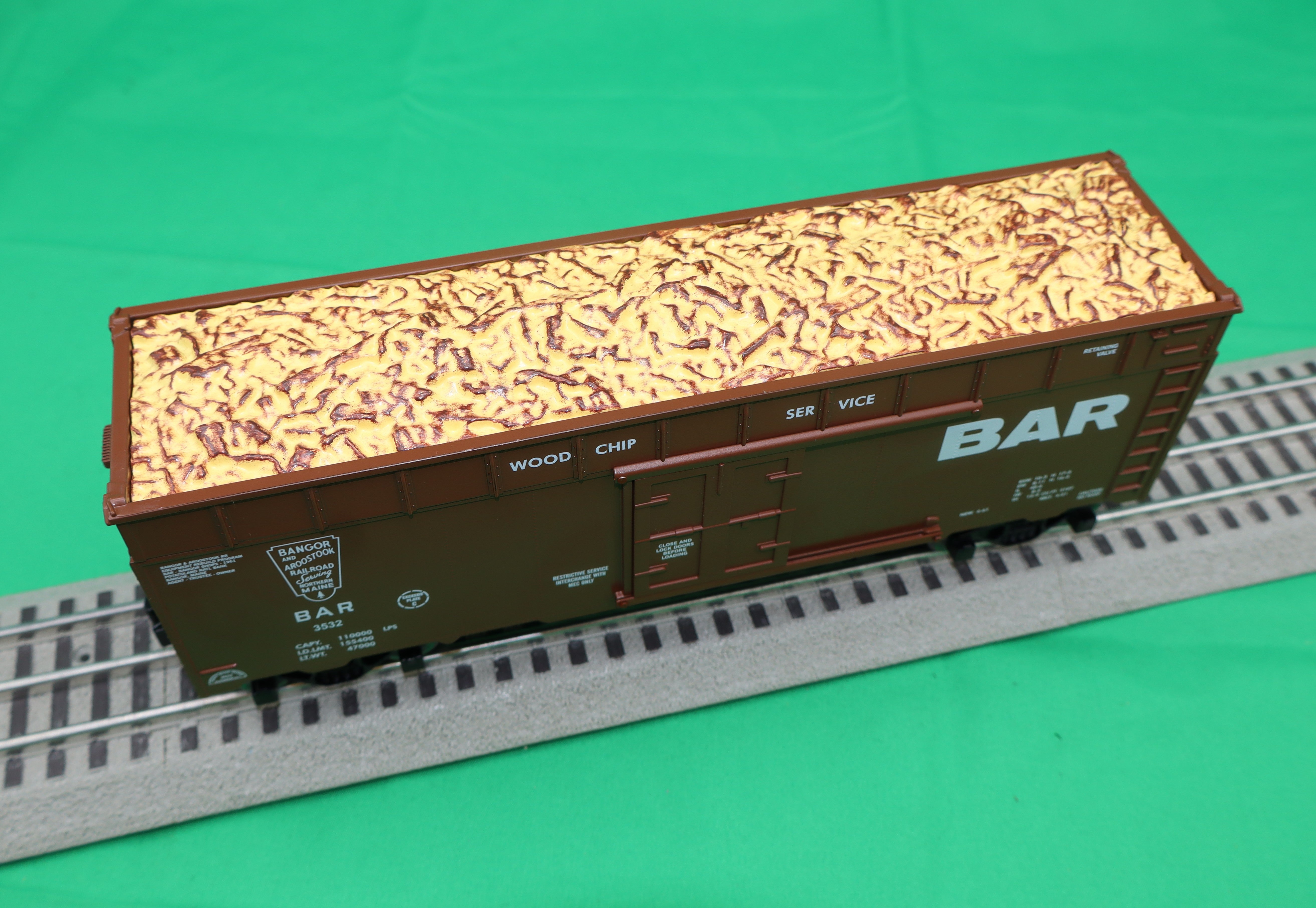 Ready Made Trains RMT-86467 - 40' Woodchip Car "Bangor & Aroostook"
