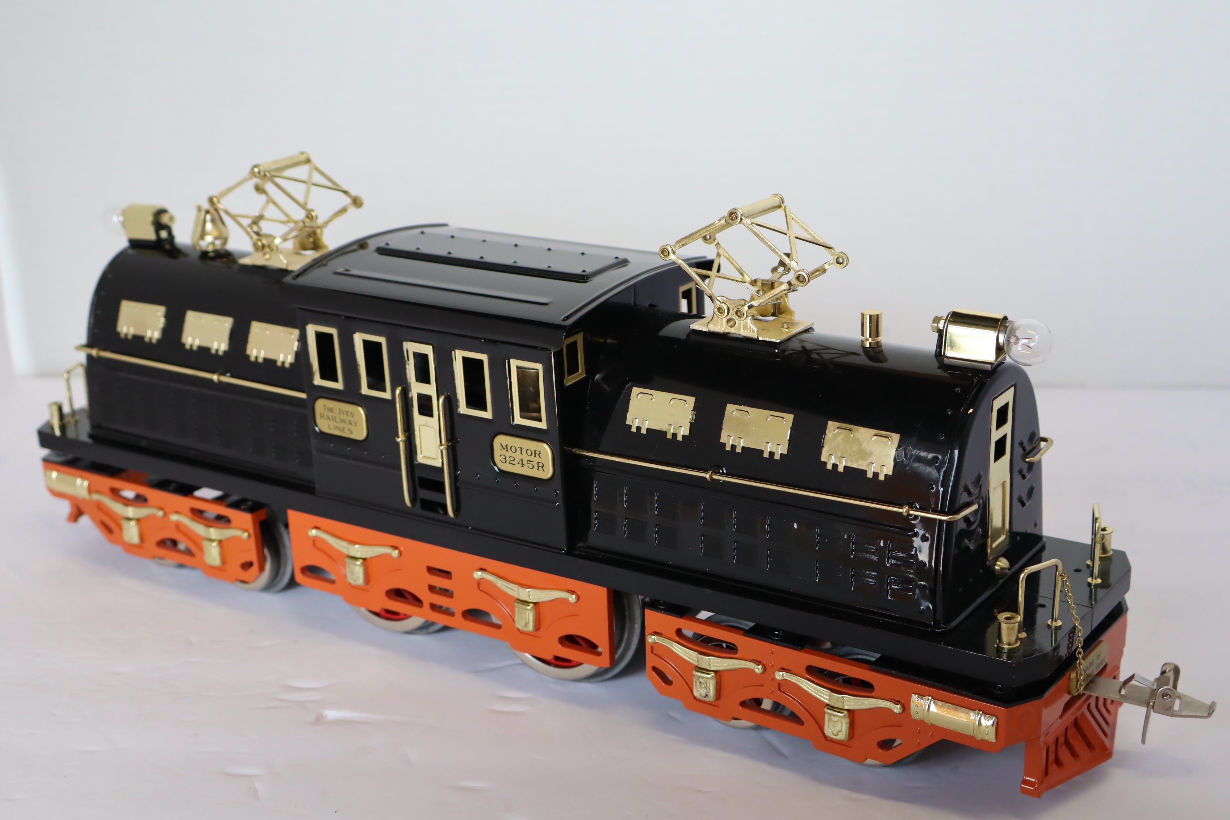S GAUGE-MTH 10-1164-1A, 3245 Olympian Electric Engine 10-1164B, C, D  3245 Ives Olympian Contemporary Version-Second hand-M7559