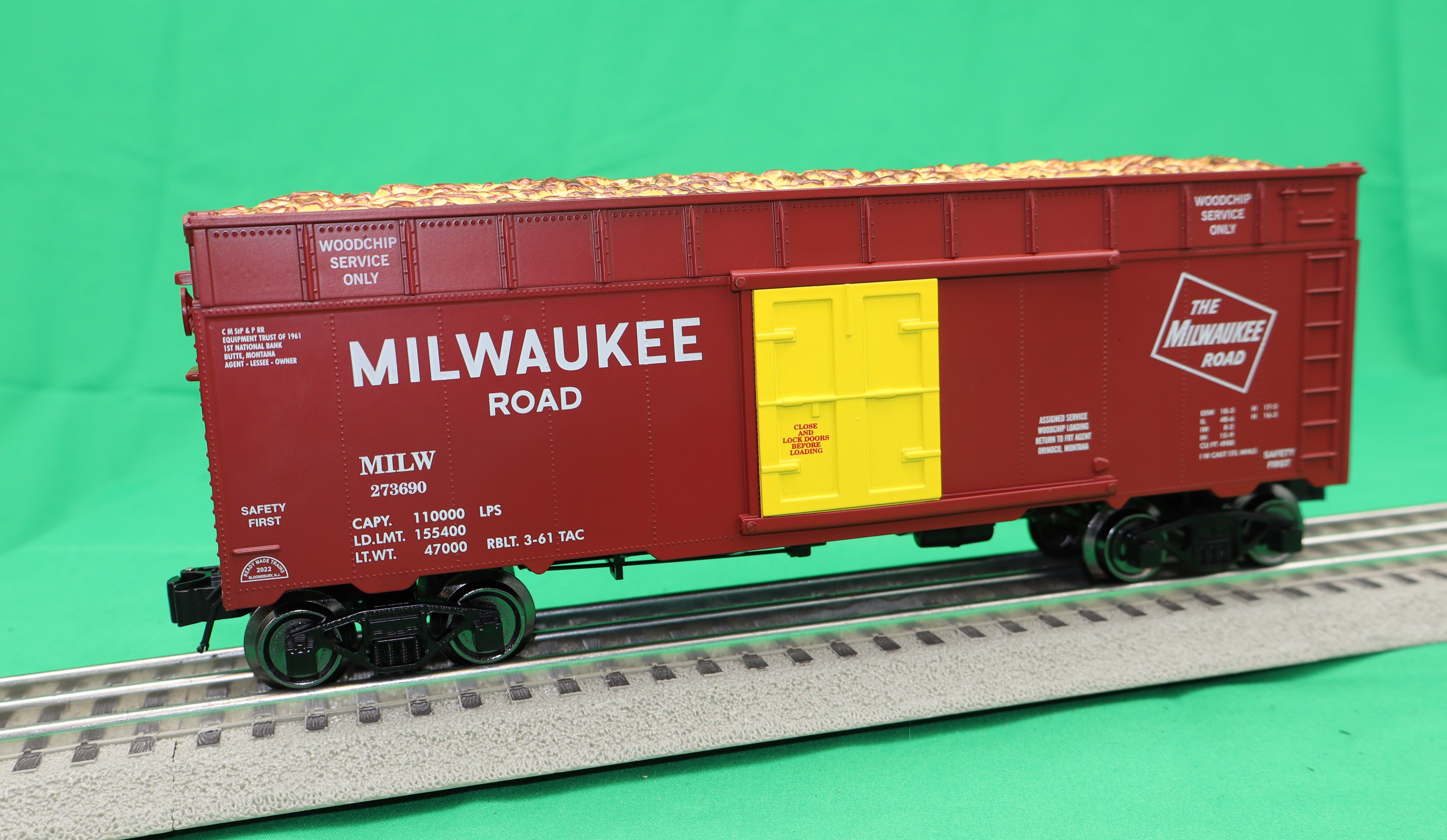 Ready Made Trains RMT-86416 - 40' Woodchip Car "Milwaukee Road"
