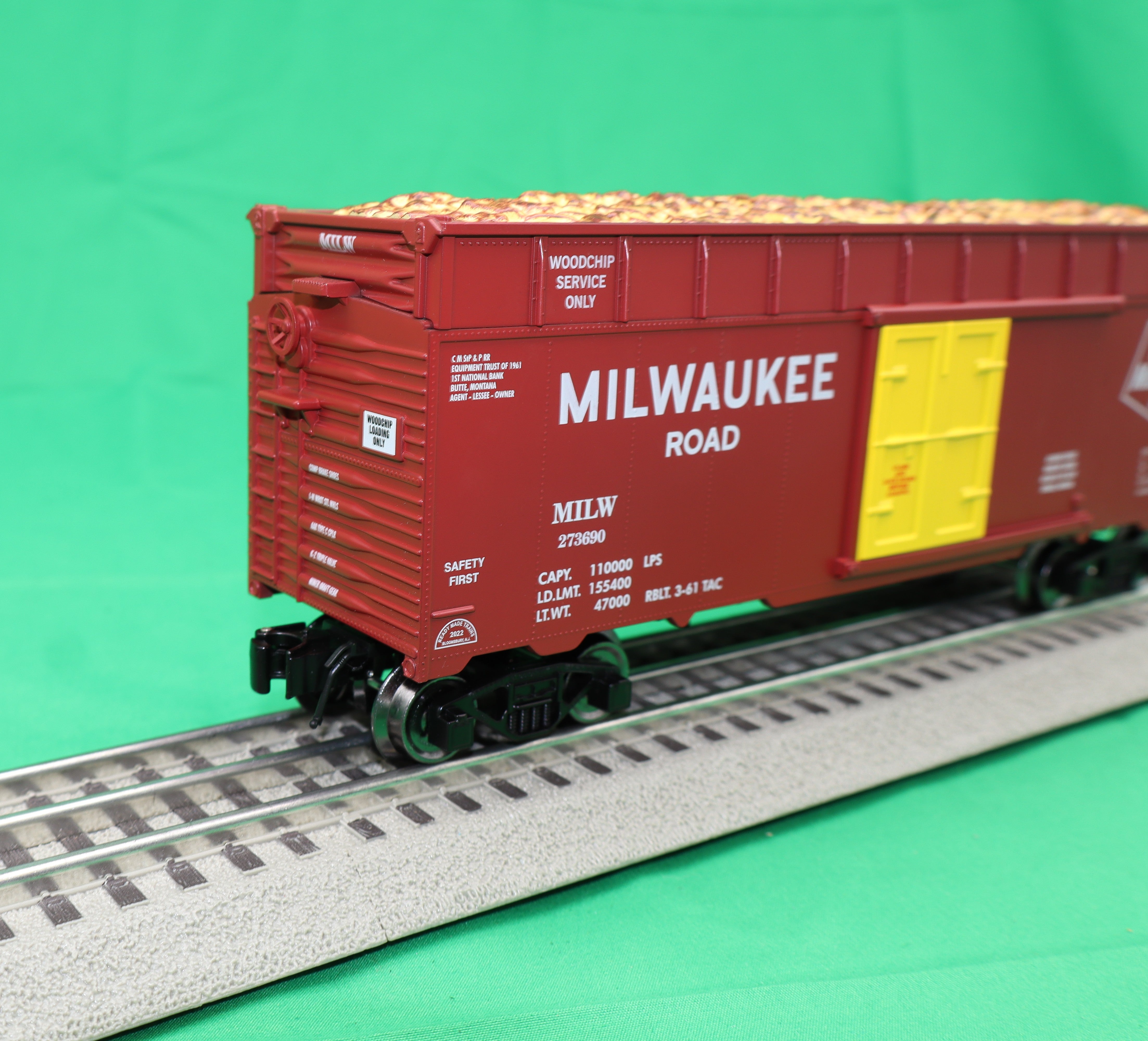 Ready Made Trains RMT-86416 - 40' Woodchip Car "Milwaukee Road"