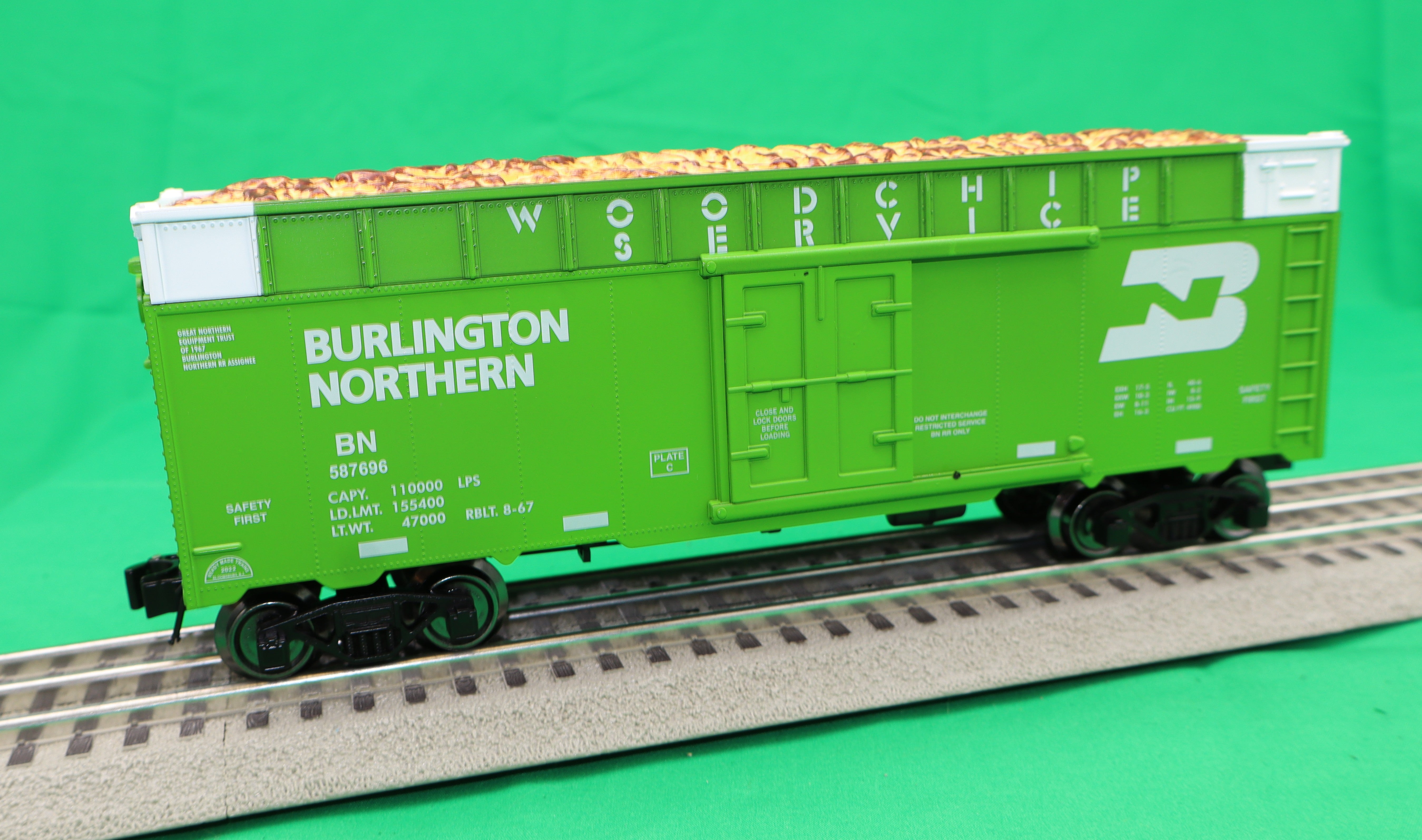 Ready Made Trains RMT-86428 - 40' Woodchip Car "Burlington Northern"