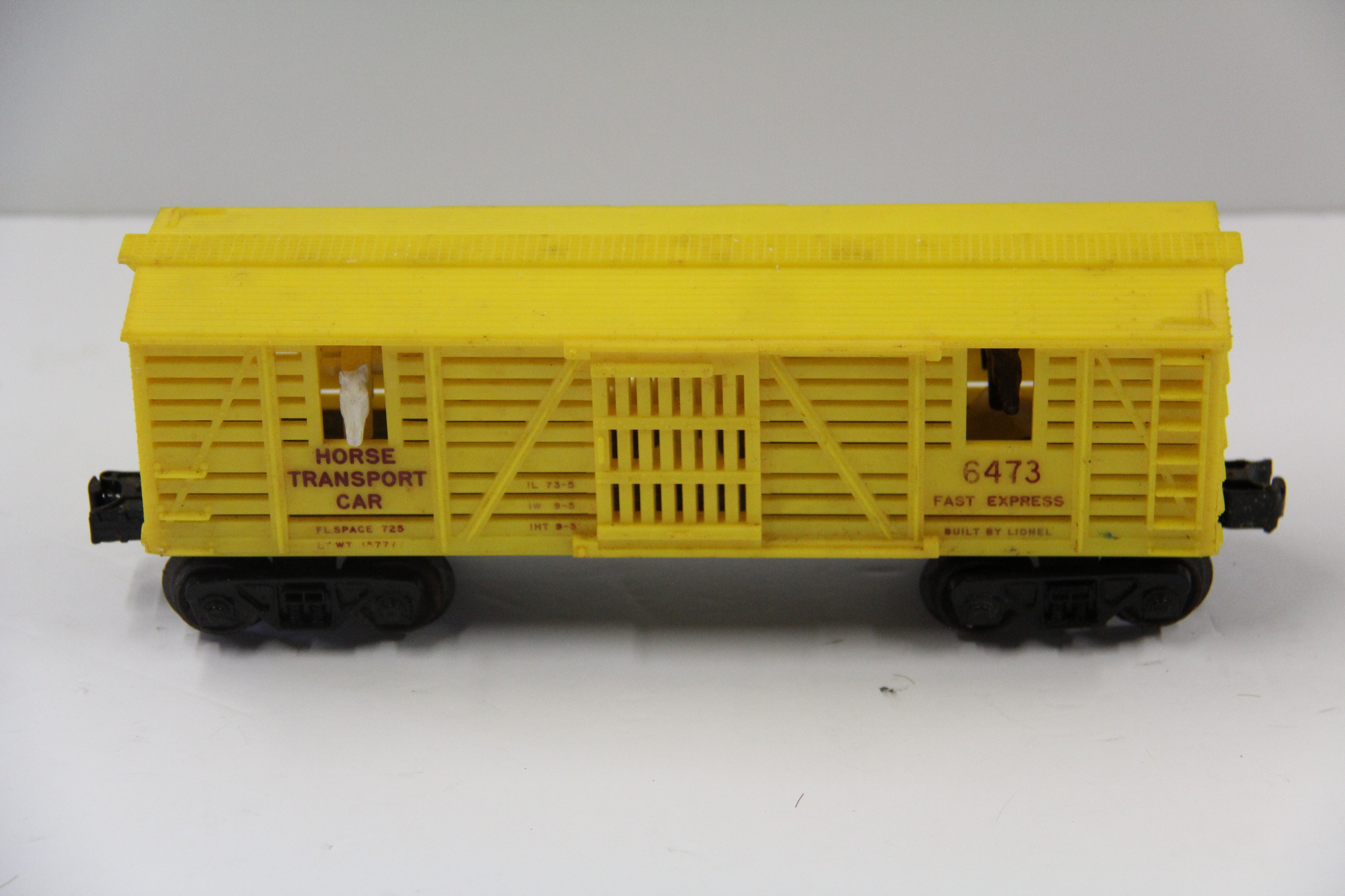 Lionel No#6473 Horse Transport Stock Car-Second hand-M4543