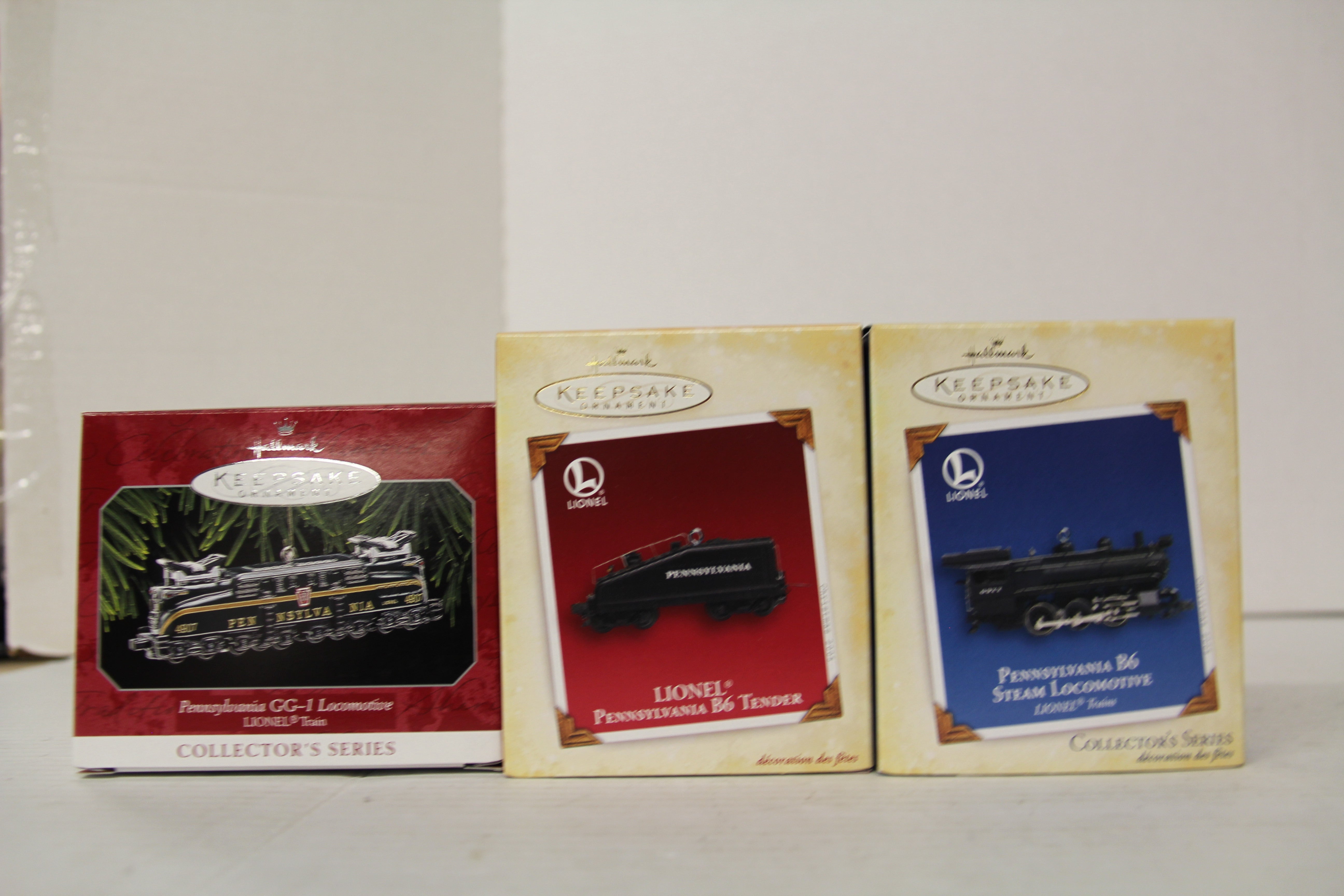 1998 & 2005 Hallmark Keepsake Pennsylvania Ornaments 3 Set Lot-Second hand-M6453
