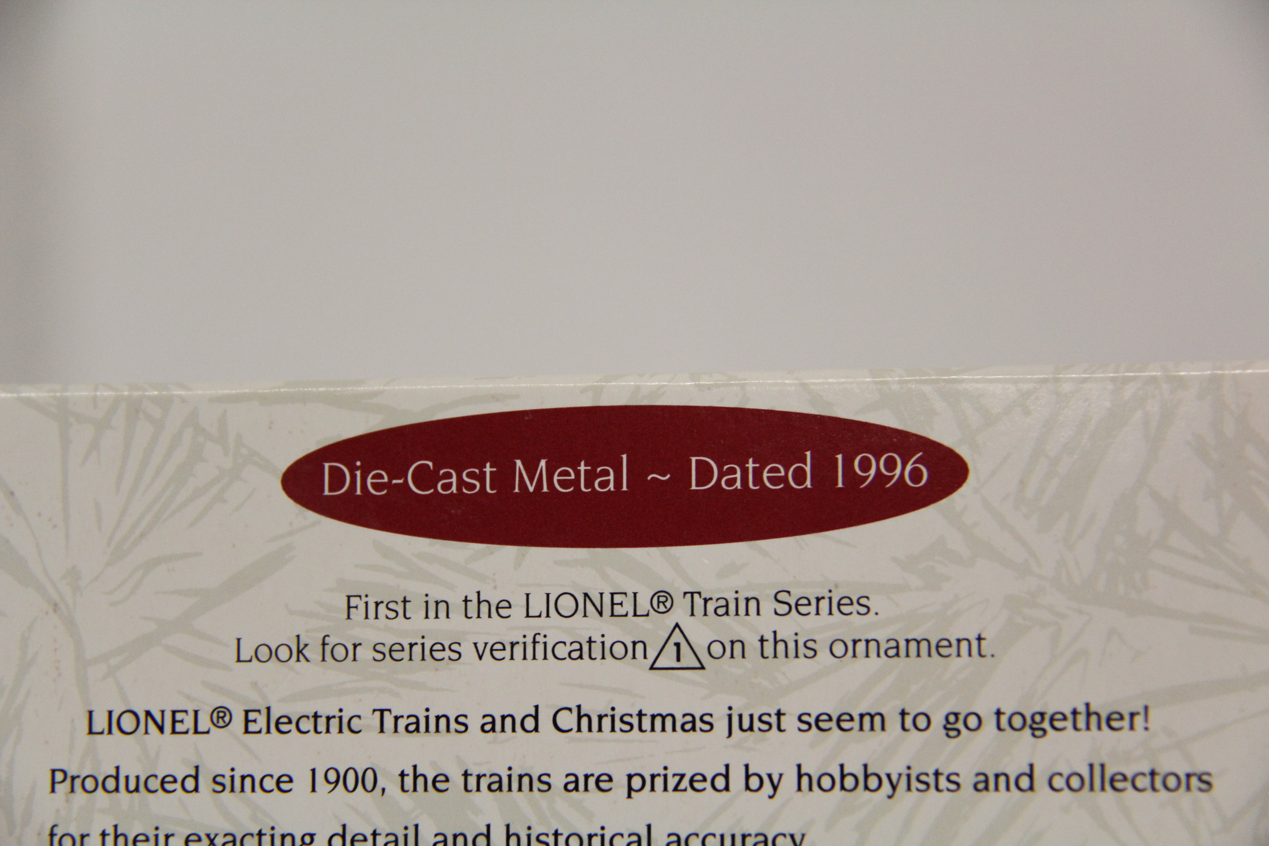 Hallmark Keepsake Hudson Steam Train Ornaments 2 Set-Second hand-M6460