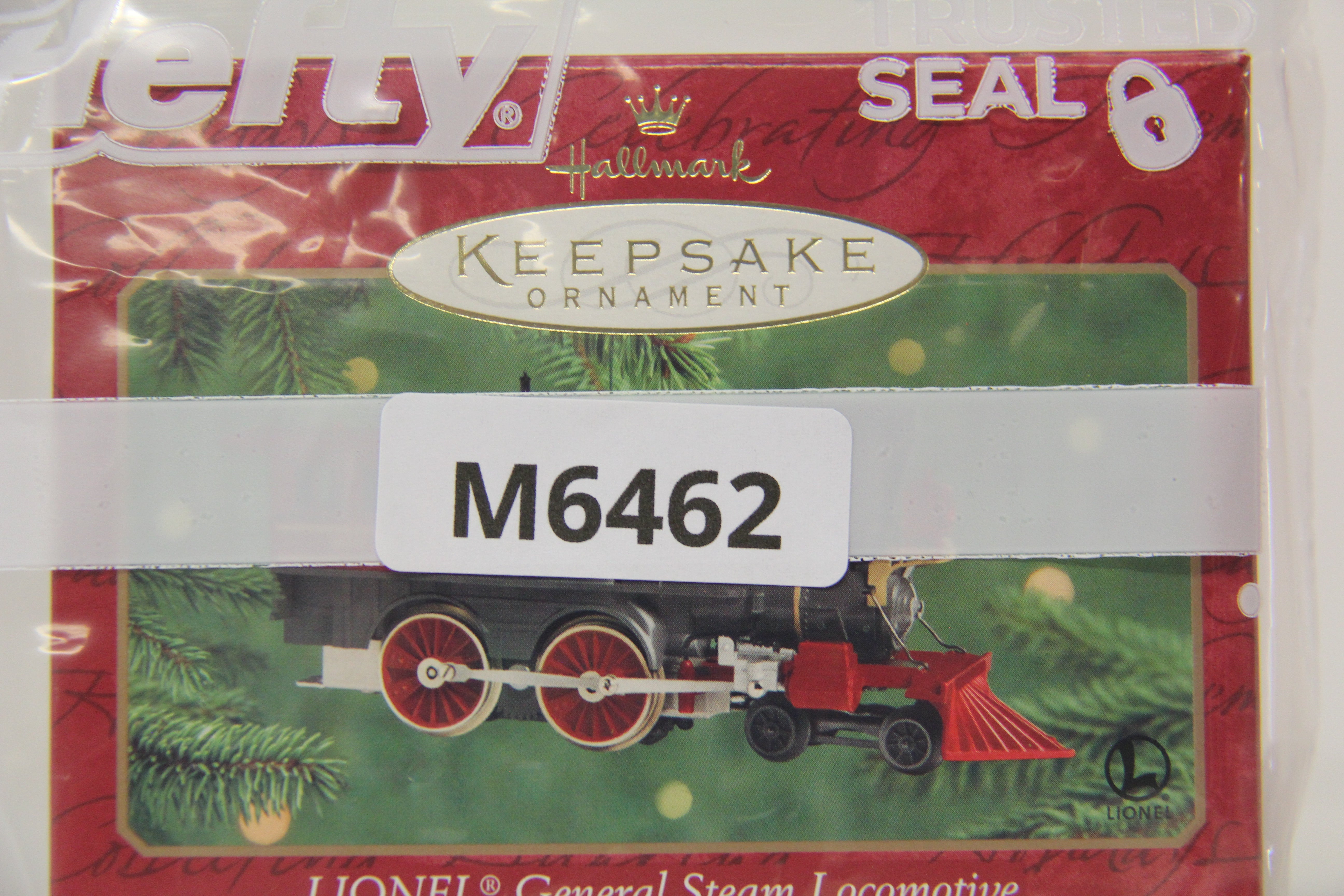 2000 Hallmark Keepsake Lionel General Steam Train Ornaments 2 Set-Second hand-M6462