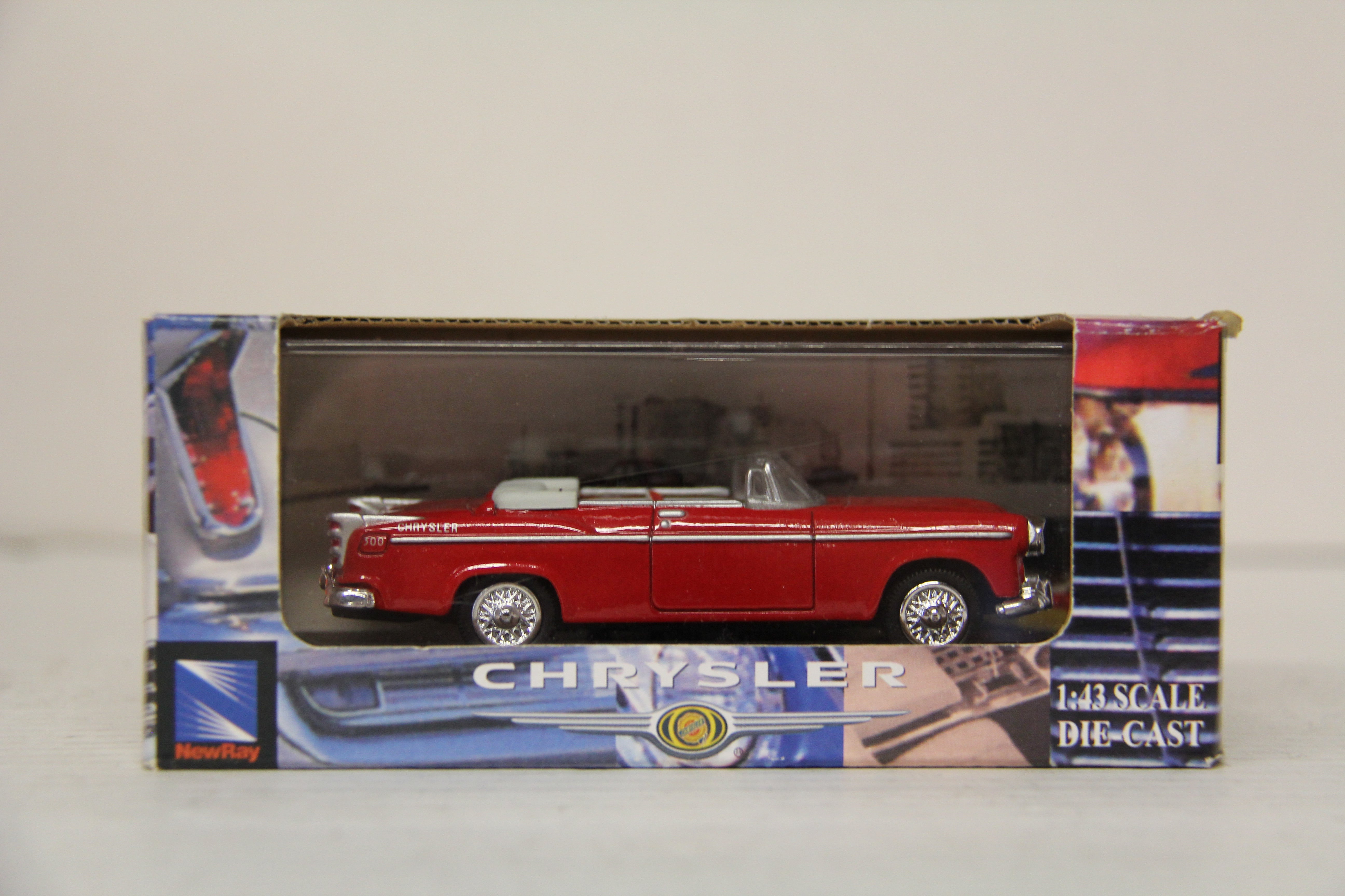 NewRay 1955 Chrysler C-300 Convertible 1:43 scale-Second hand-M6472
