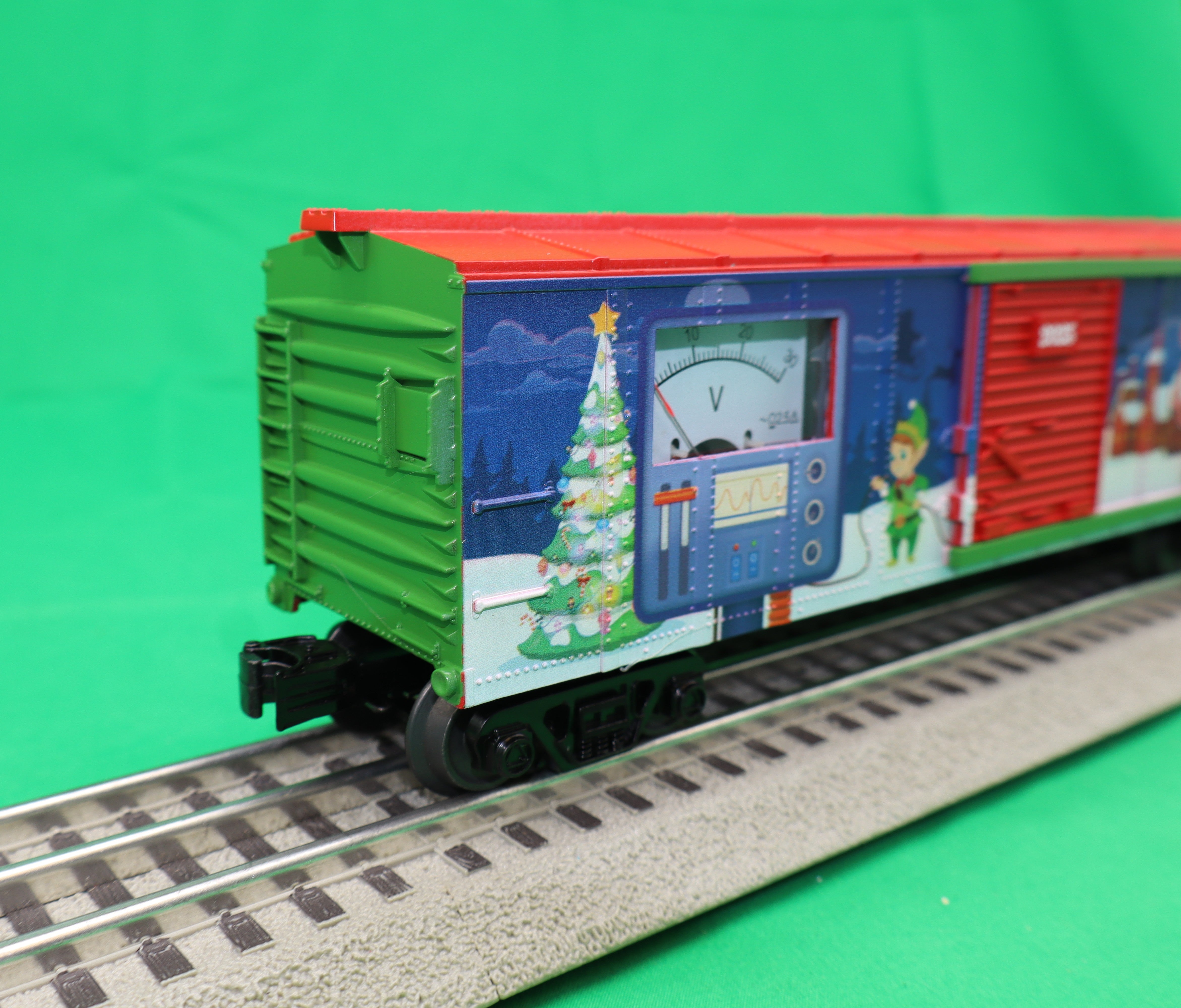 MTH 30-71232 - Box Car "Christmas" #2025 w/ Power Meter