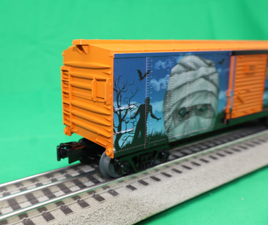 MTH 30-71231 - RailKing - Box Car "Halloween" #2025 w/ Glowing LEDs