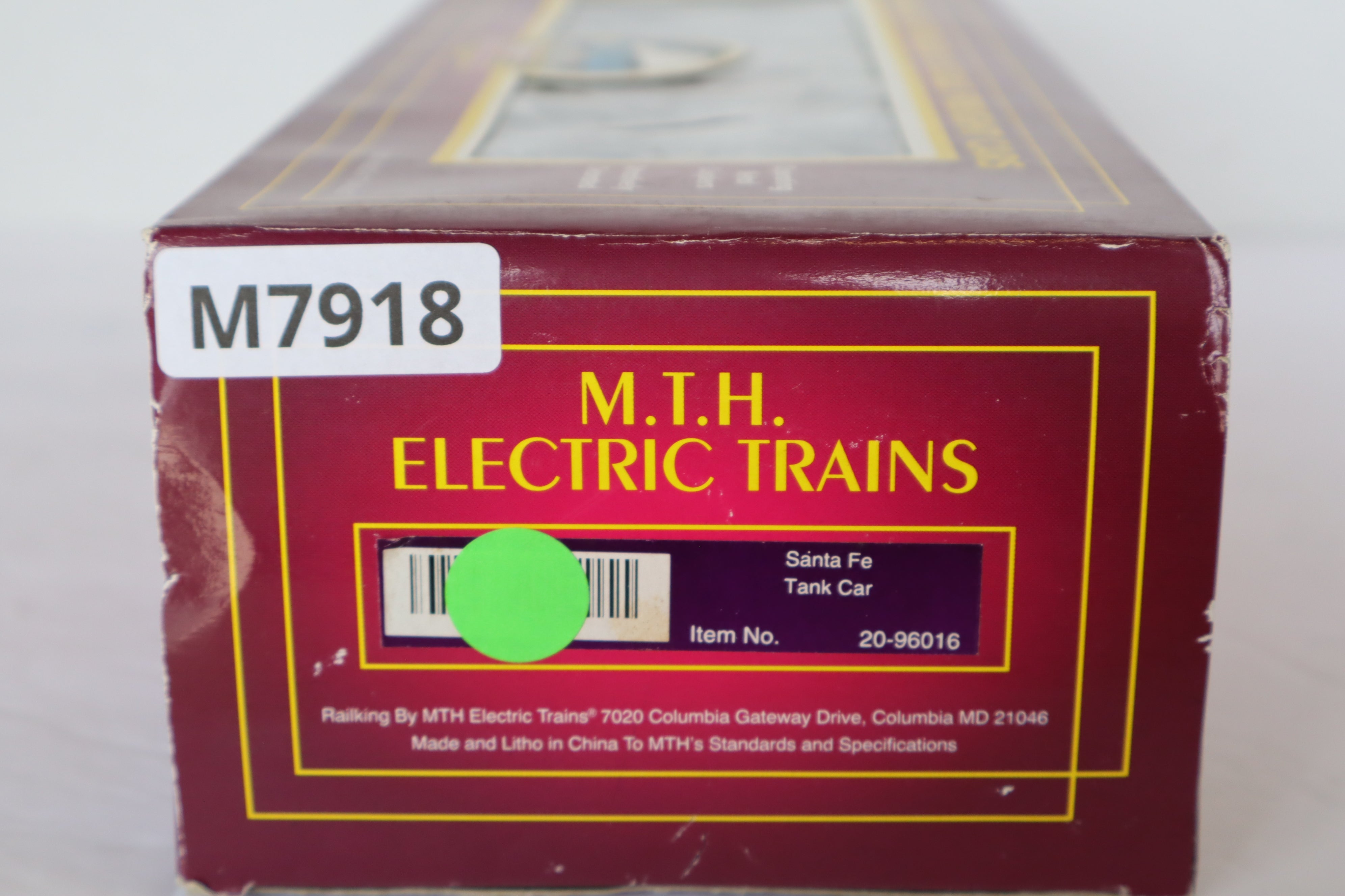 MTH 20-96016 Santa Fe Tank Car-Second hand-M7918