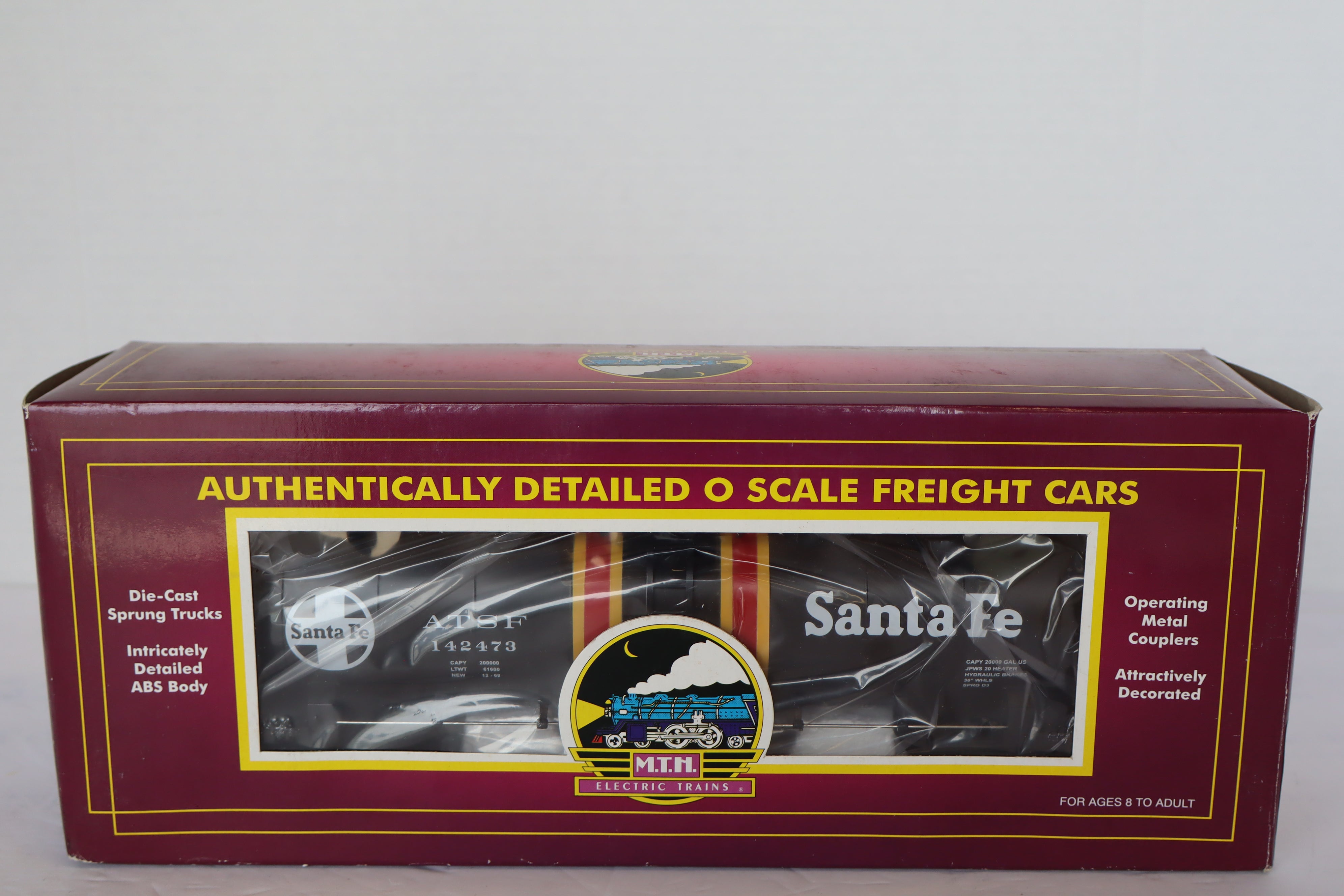 MTH 20-96016 Santa Fe Tank Car-Second hand-M7918