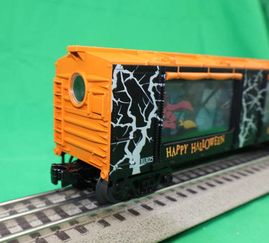 MTH 30-79729 - RailKing - Operating Action Box Car "Halloween" #103125