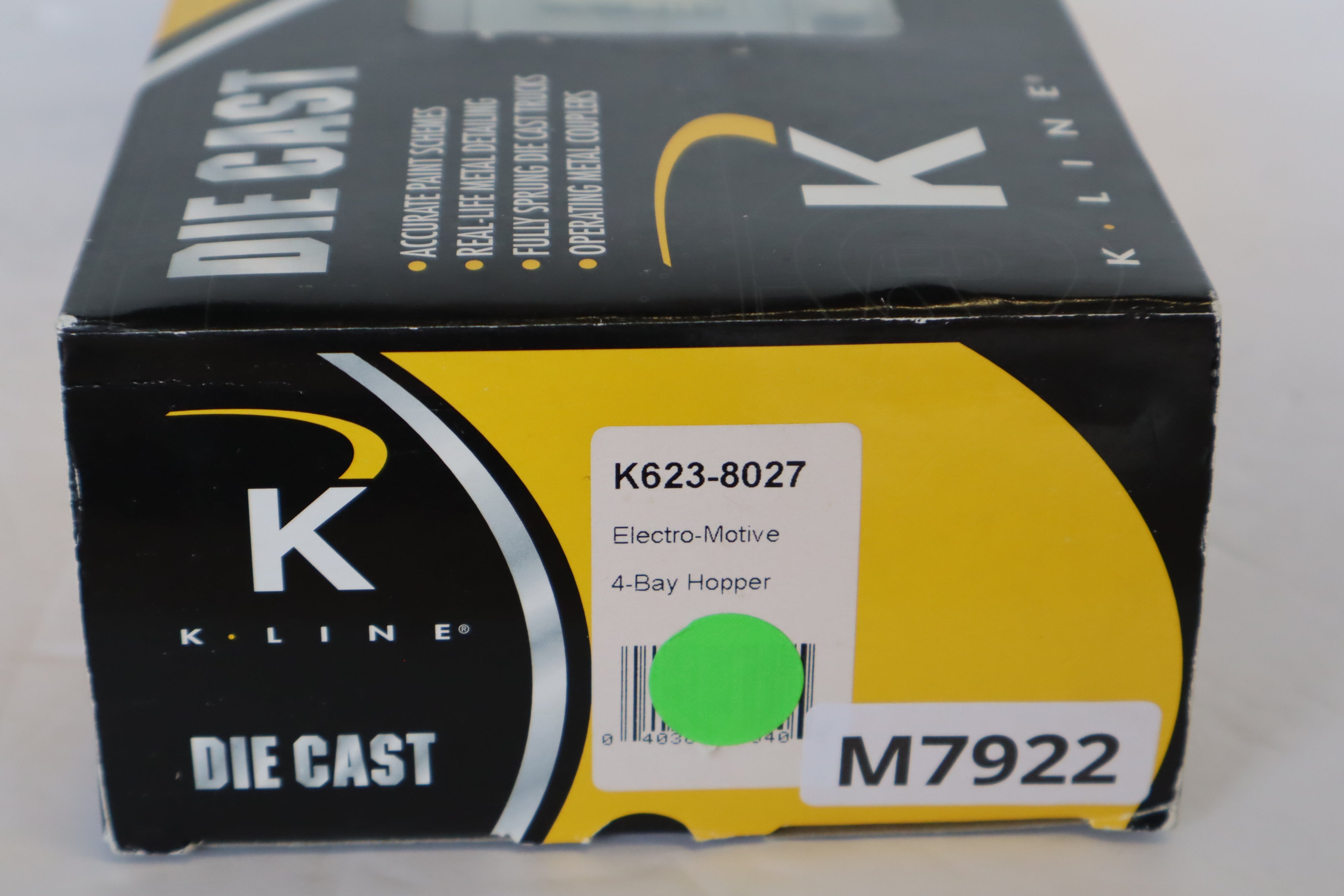 K Line Diecast K623-8027 Electro Motive 4 Bay Hopper-Second hand-M7922