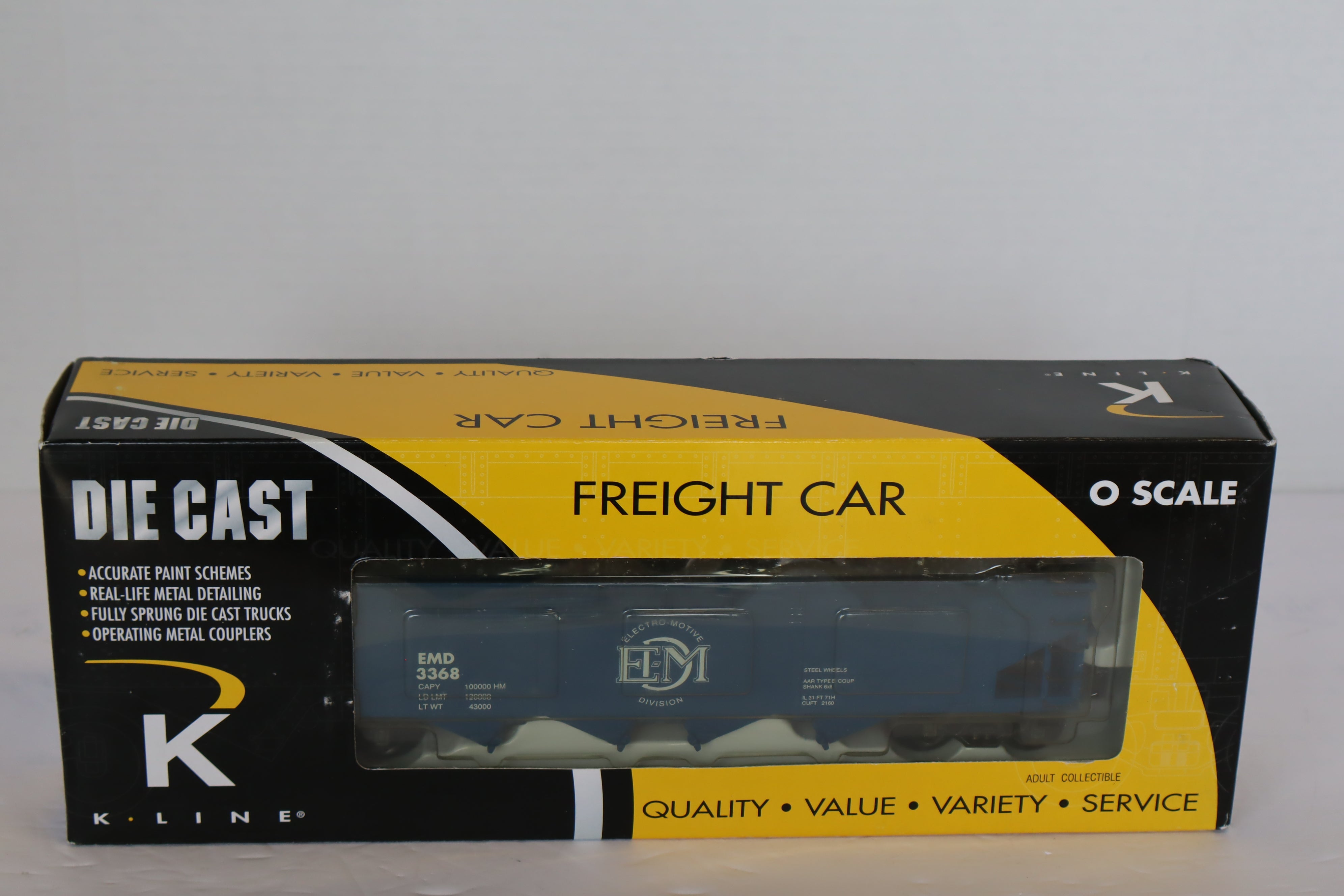 K Line Diecast K623-8027 Electro Motive 4 Bay Hopper-Second hand-M7922