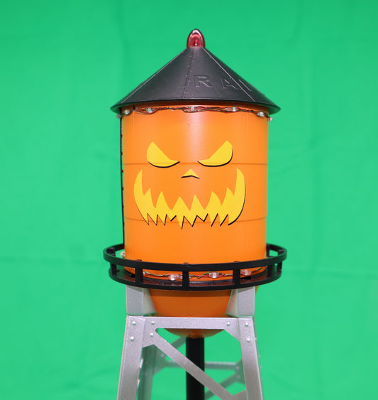 MTH 30-90726 - Industrial Water Tower "Halloween" #193 w/ LEDs - MrMuffin'sTrains