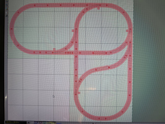 Lionel - MrMuffin's Eight by Eight Fastrack Layout - MrMuffin'sTrains