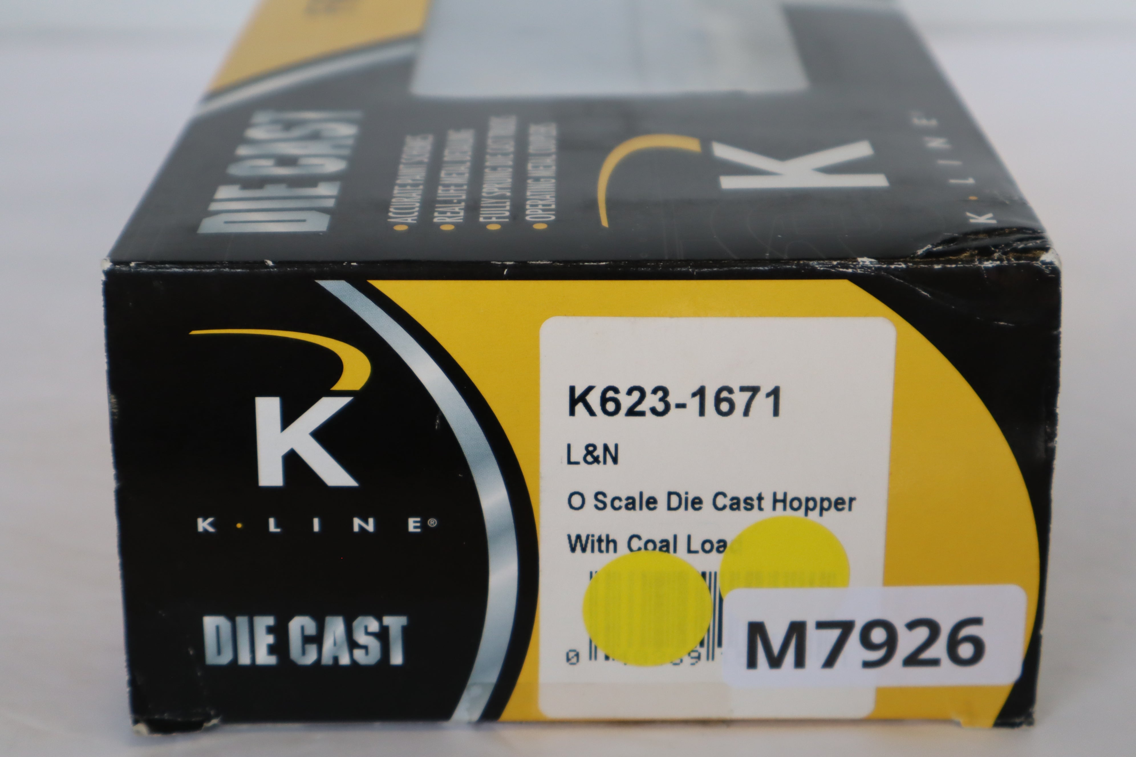 K Line Diecast K623-1671 Louisville & Nashville Hopper w/ Coal Load-Second hand-M7926