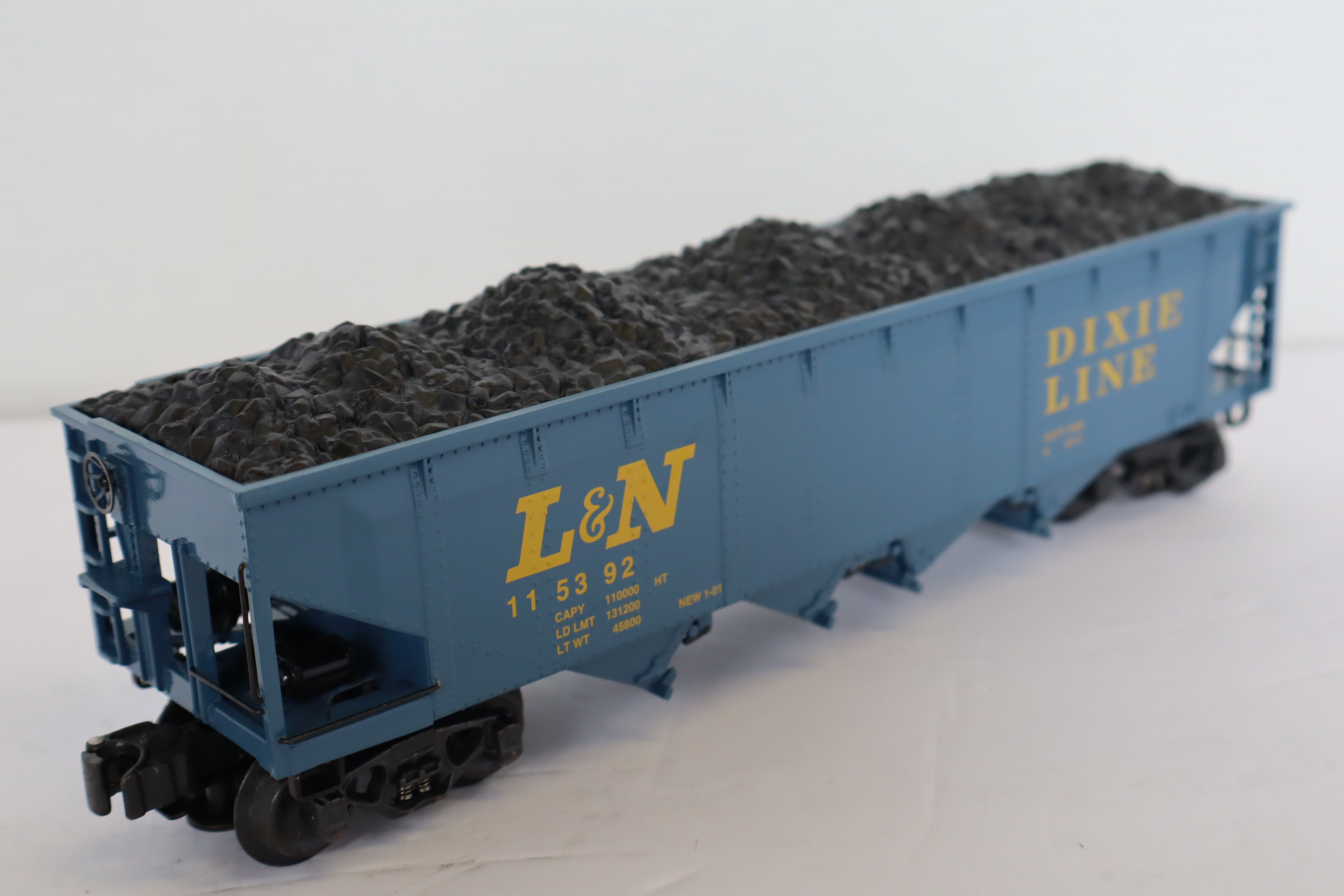 K Line Diecast K623-1671 Louisville & Nashville Hopper w/ Coal Load-Second hand-M7926