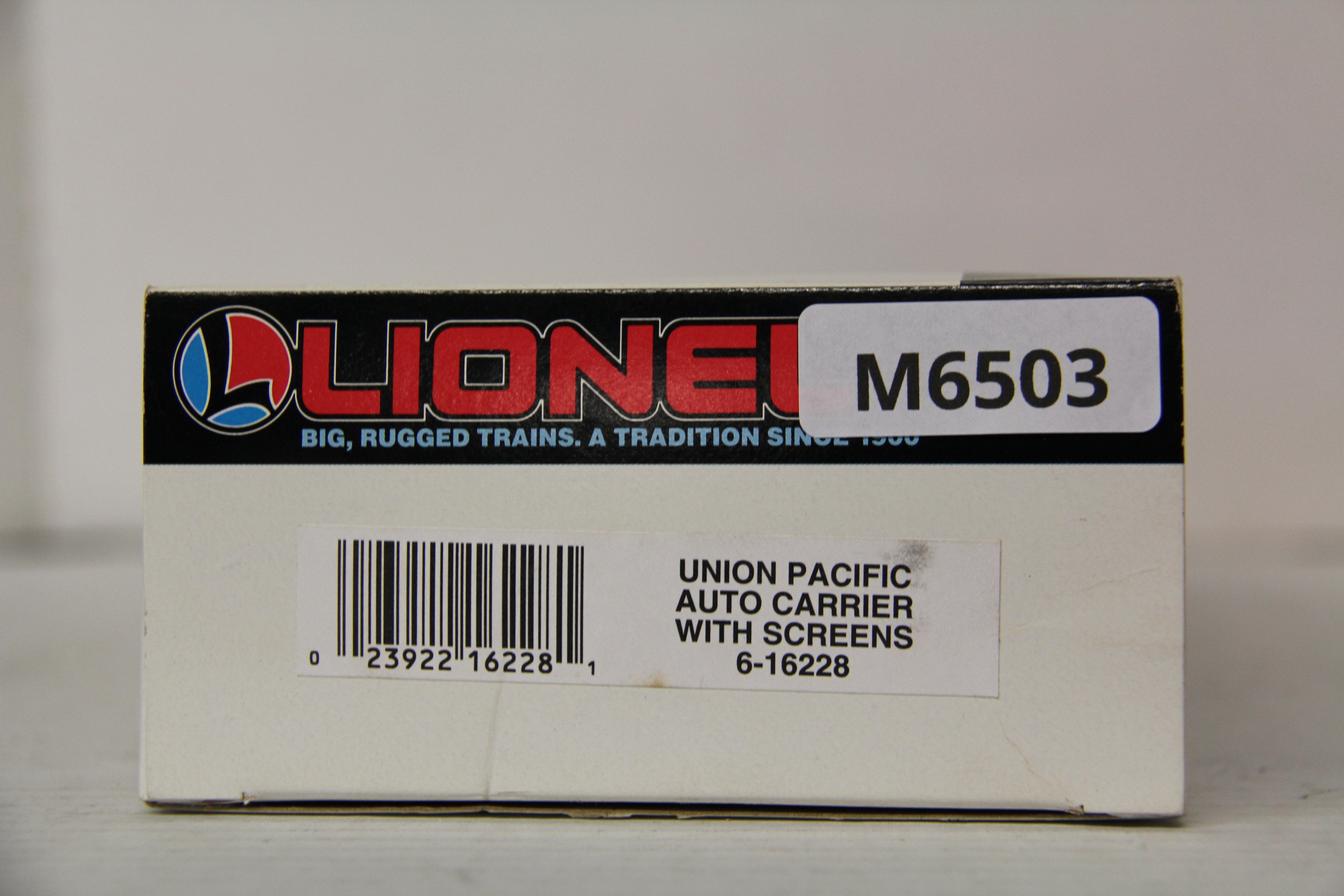 Lionel 6-16228 Union Pacific Auto Carrier with Screens-Second hand-M6503