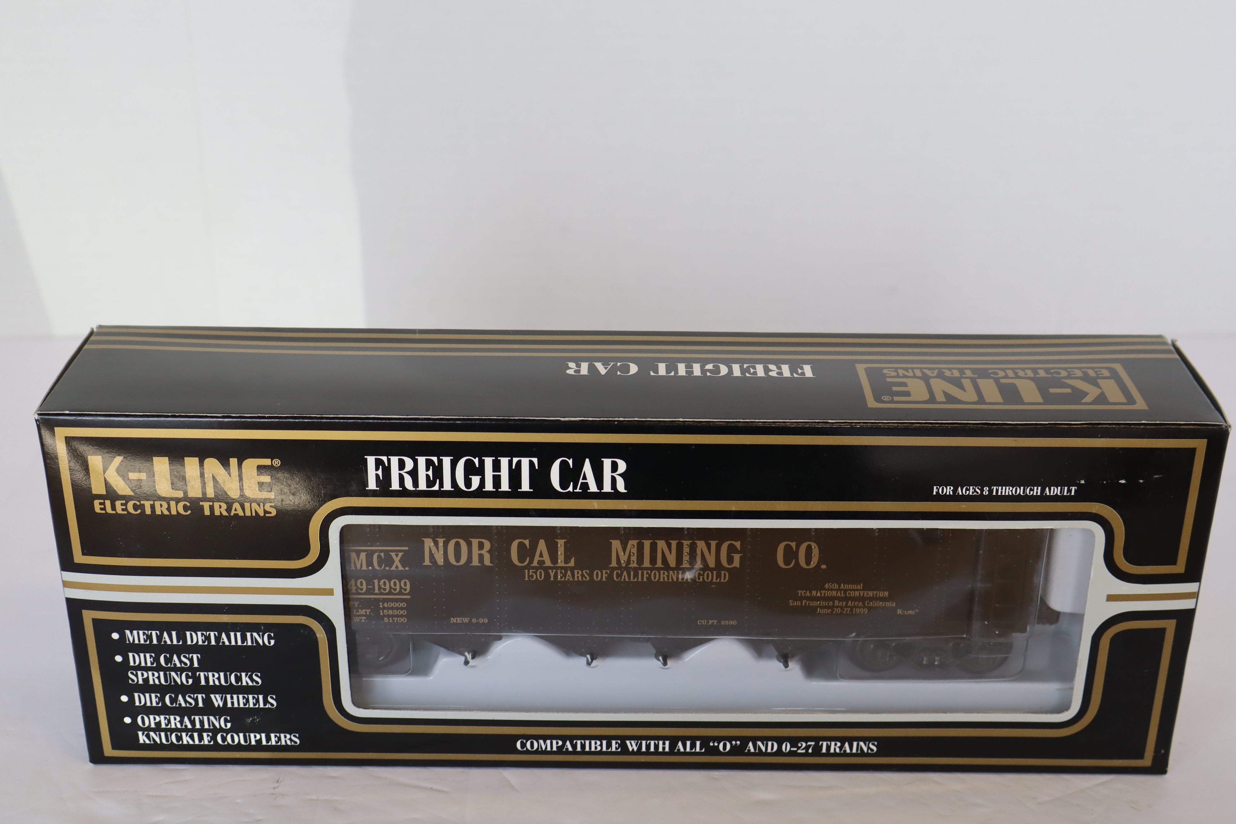 1999 TCA K Line Diecast K623-9011 NORCAL Mining Co CLASSIC Hopper-Second hand-M7935