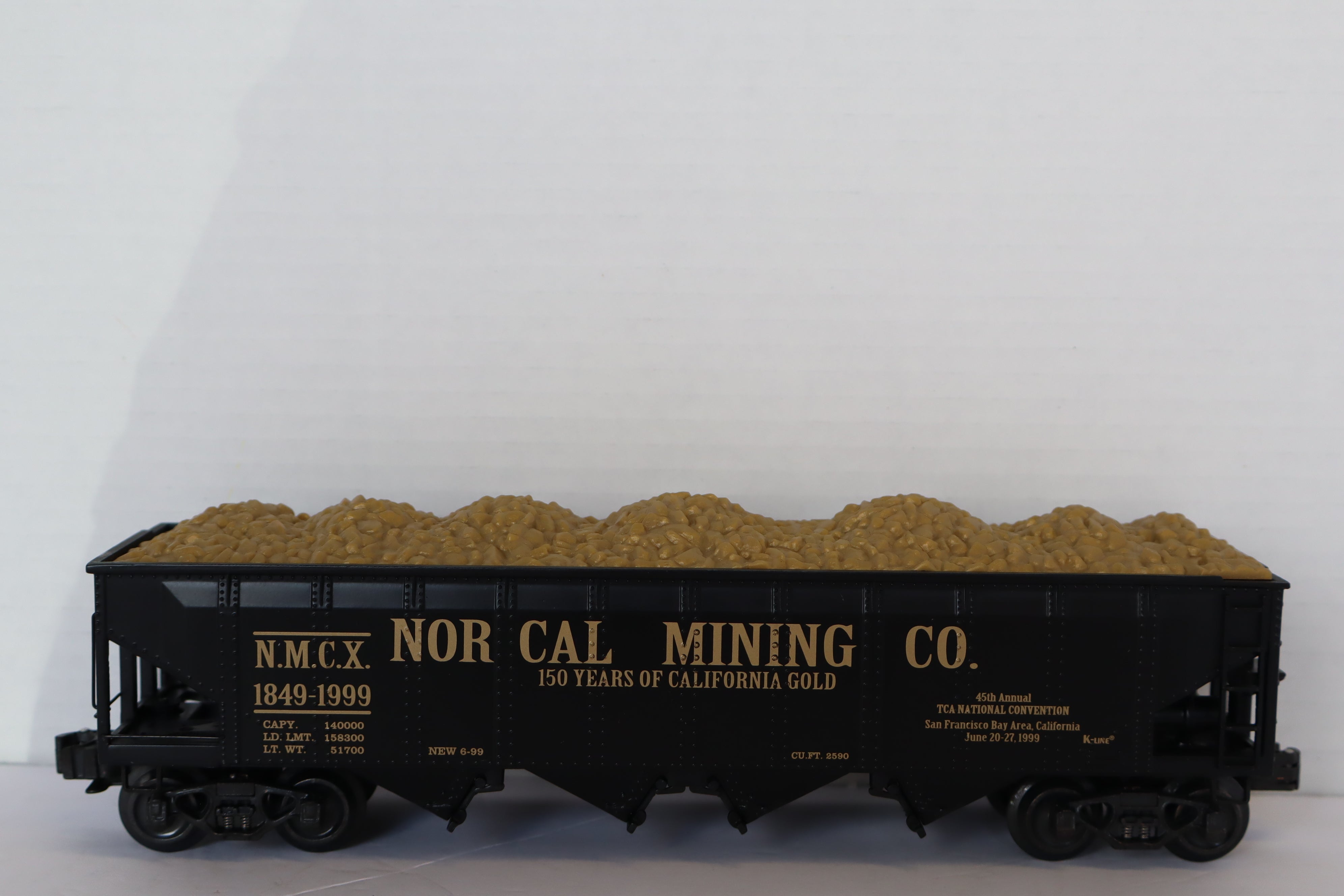 1999 TCA K Line Diecast K623-9011 NORCAL Mining Co CLASSIC Hopper-Second hand-M7935