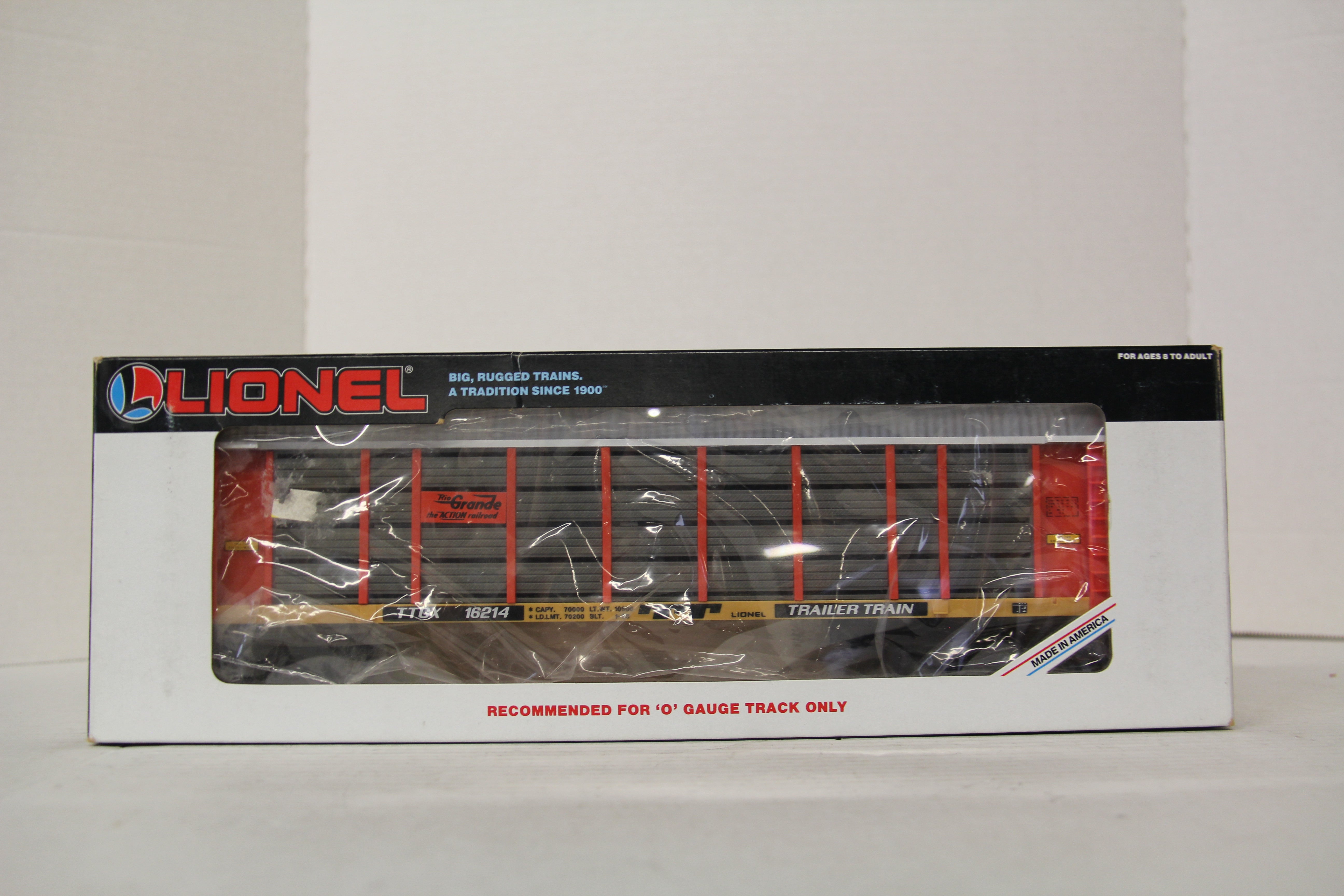 Lionel 6-16214 D&RG Two Tier Auto Carrier-Second hand-M6504