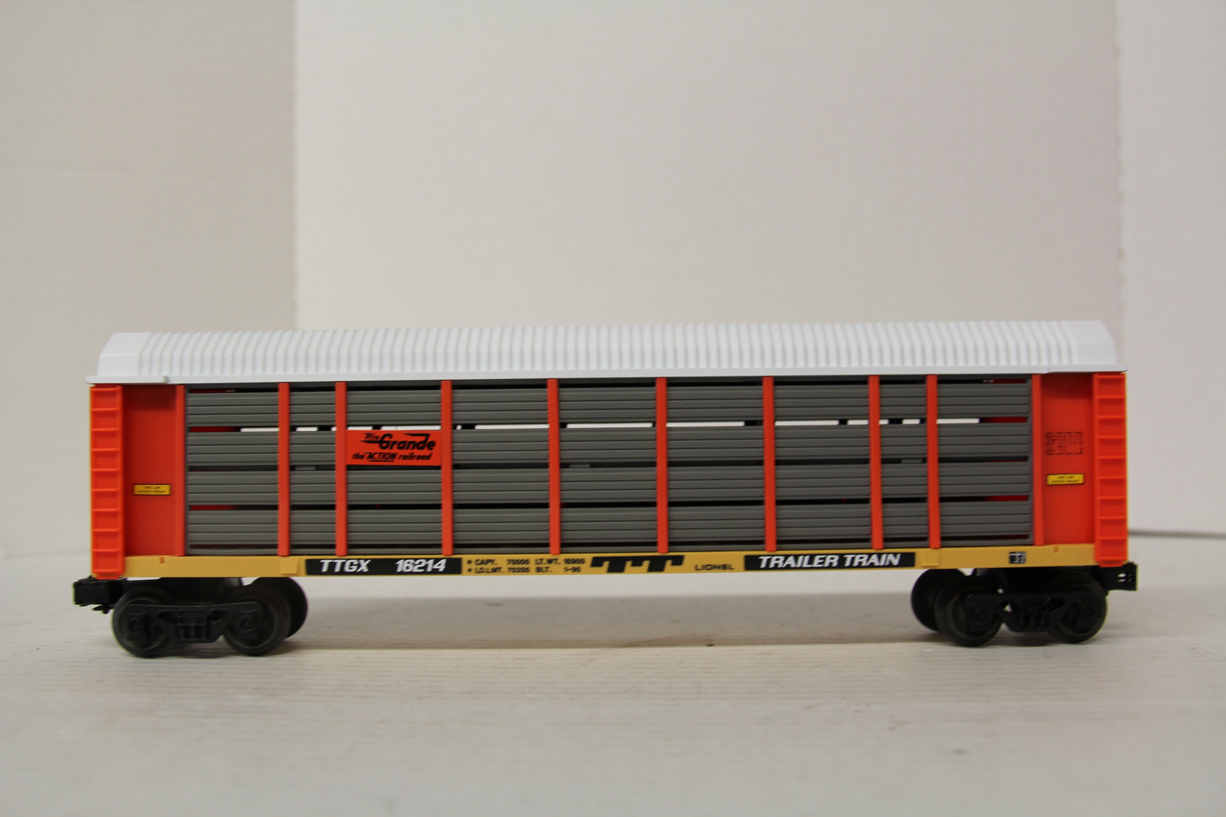 Lionel 6-16214 D&RG Two Tier Auto Carrier-Second hand-M6504