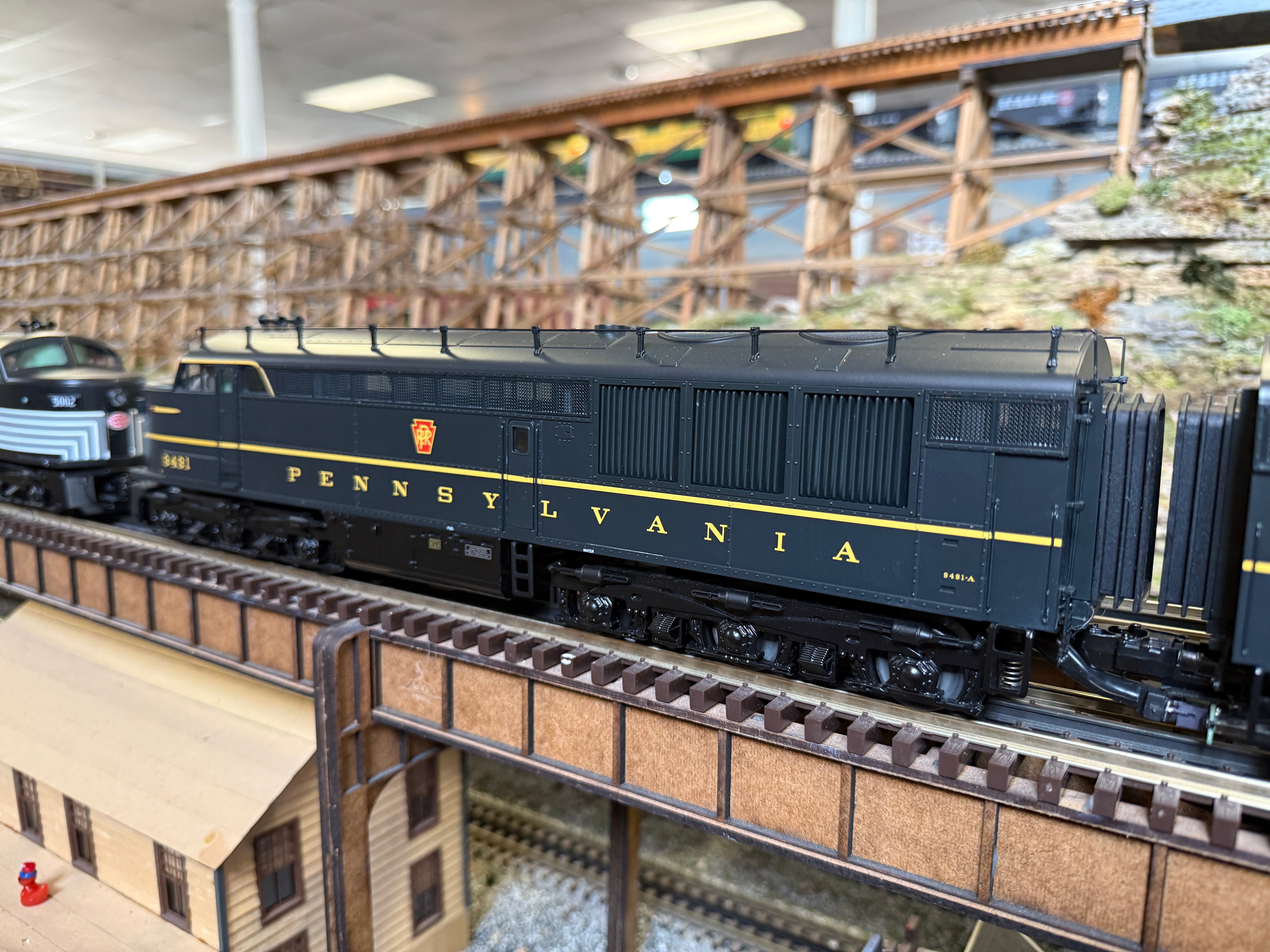 MTH 20-21850-3 - FM Erie Built A Unit Diesel "Pennsylvania" #9491A (Non-Powered)