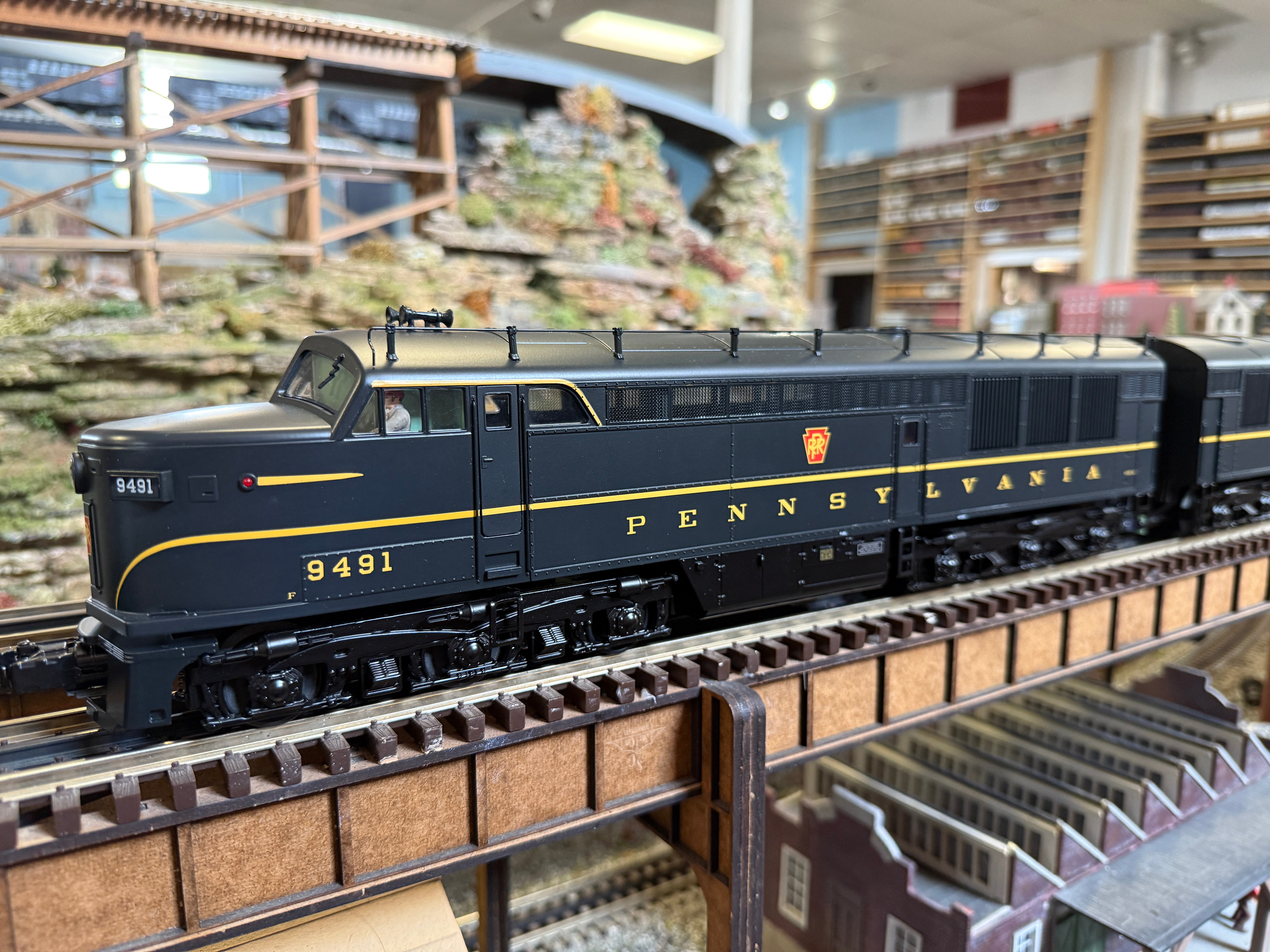 MTH 20-21850-3 - FM Erie Built A Unit Diesel "Pennsylvania" #9491A (Non-Powered)