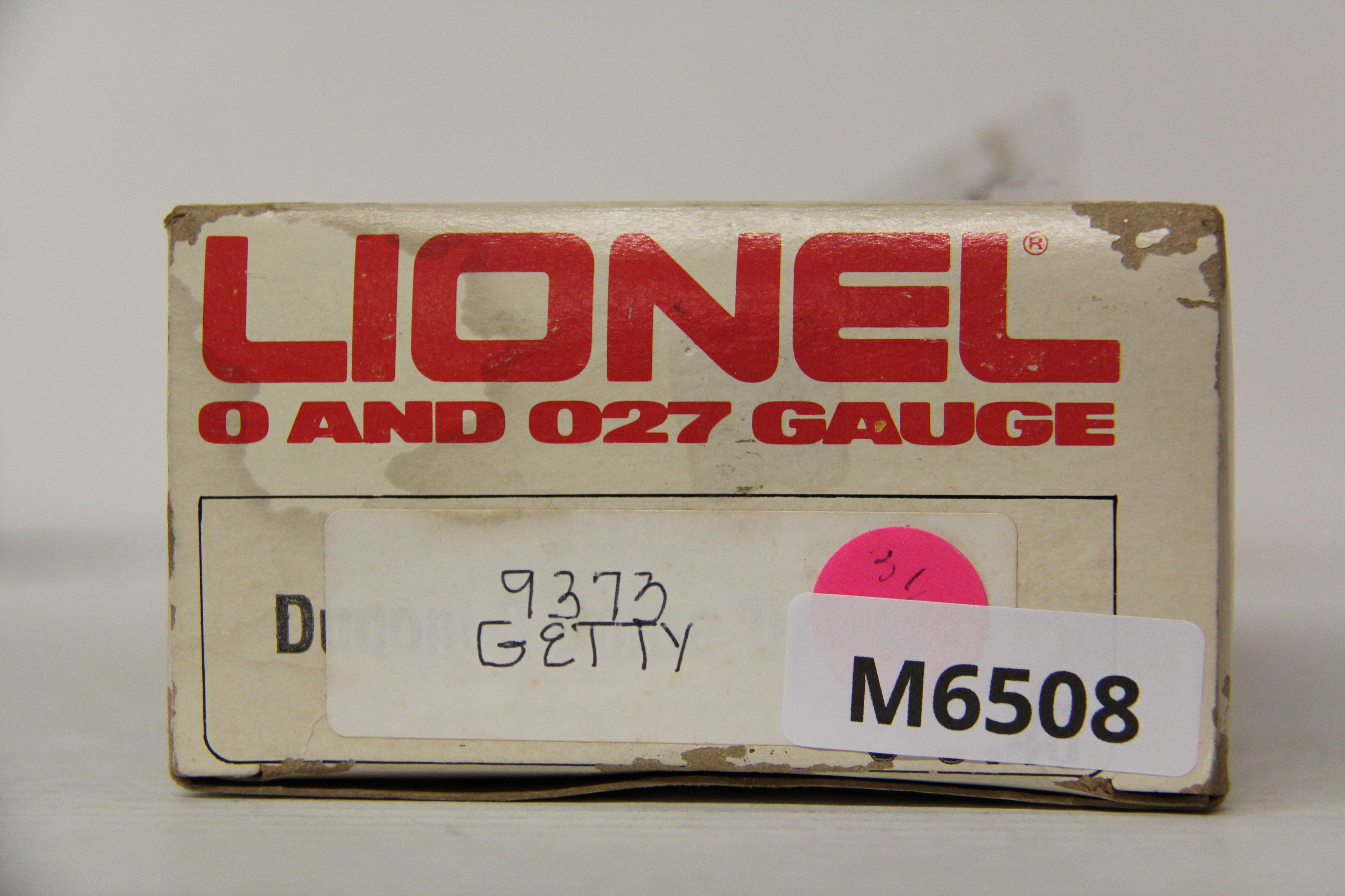 Lionel 6-9373 Getty Tank Car-Second hand-M6508