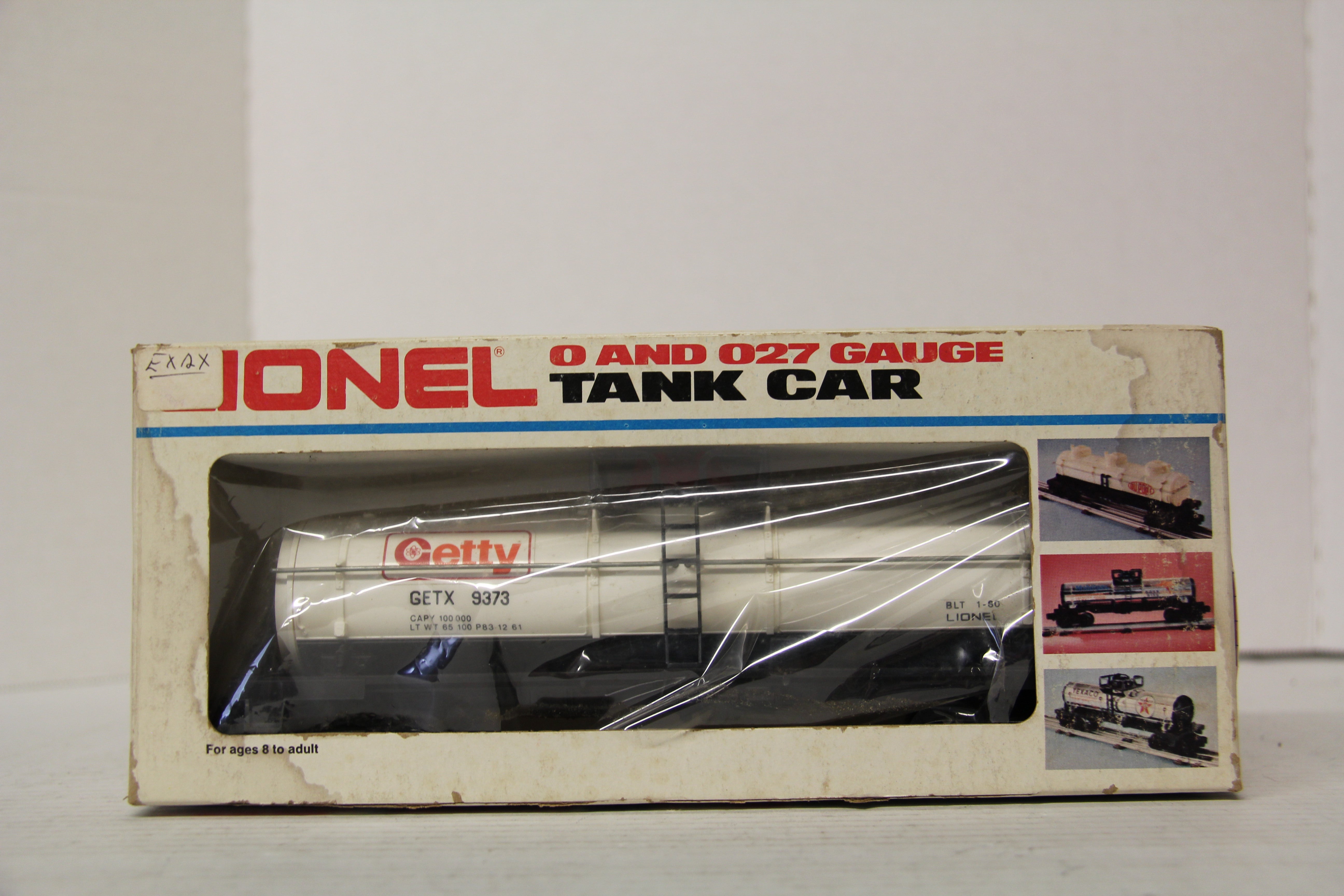 Lionel 6-9373 Getty Tank Car-Second hand-M6508