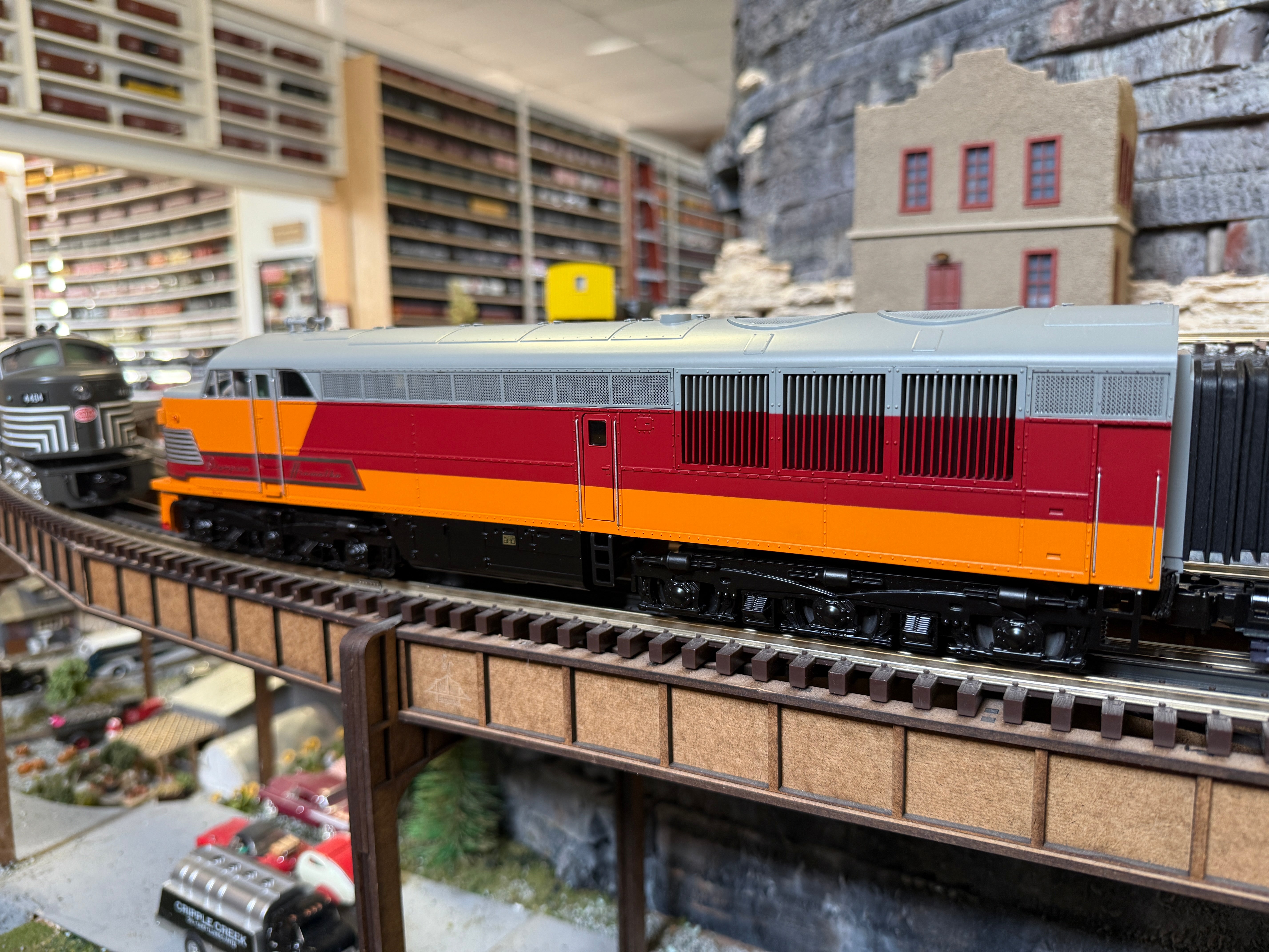 MTH 20-21853-3 - FM Erie Built A Unit Diesel "Milwaukee Road" #9A (Non-Powered)