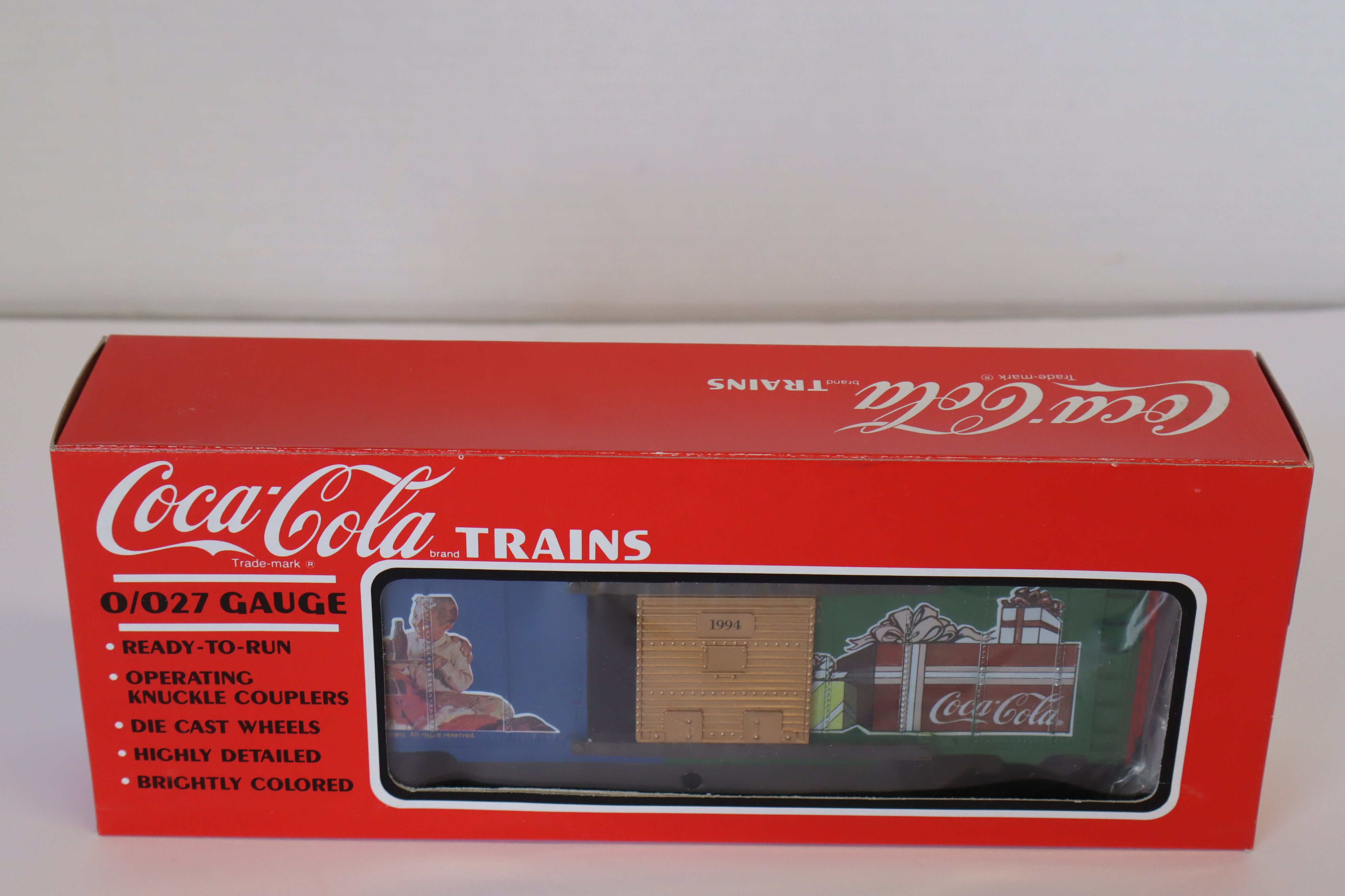 1994 K Line K-644705 Christmas Boxcar-Second hand-M7941