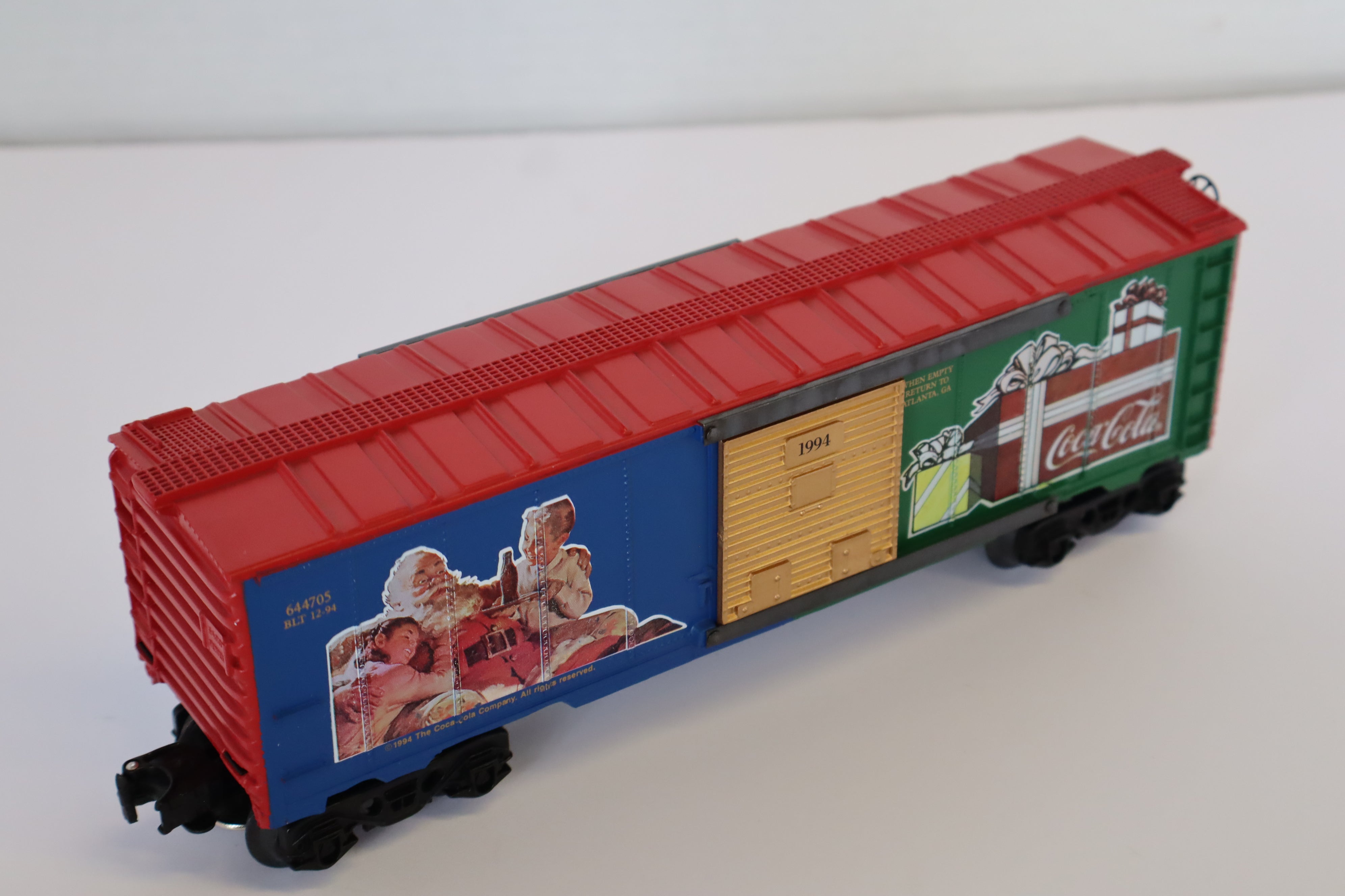 1994 K Line K-644705 Christmas Boxcar-Second hand-M7941