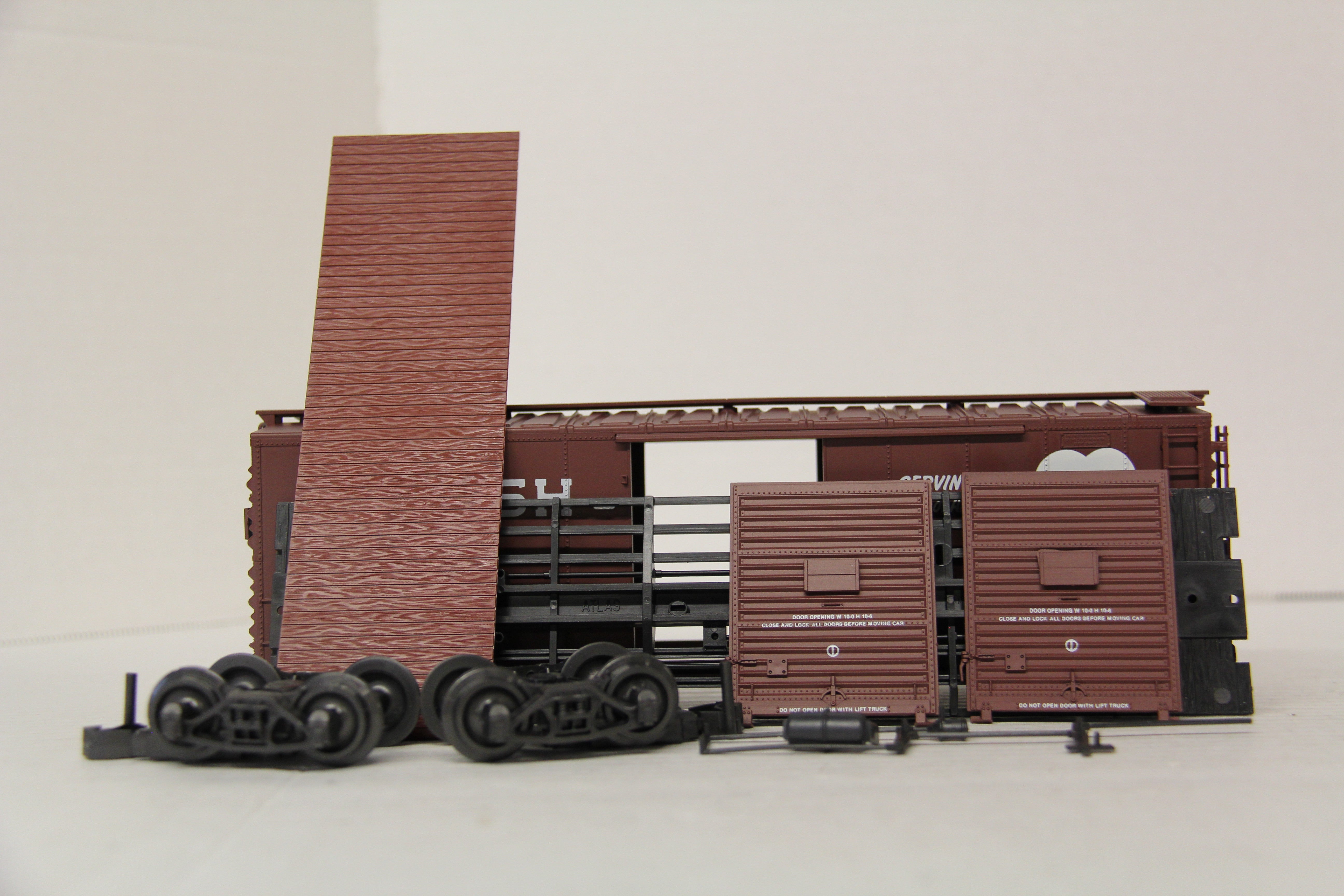 P & D Hobby Special Run O Gauge Atlas Wabash #6185 40' Box Car Kit-Second hand-M6510