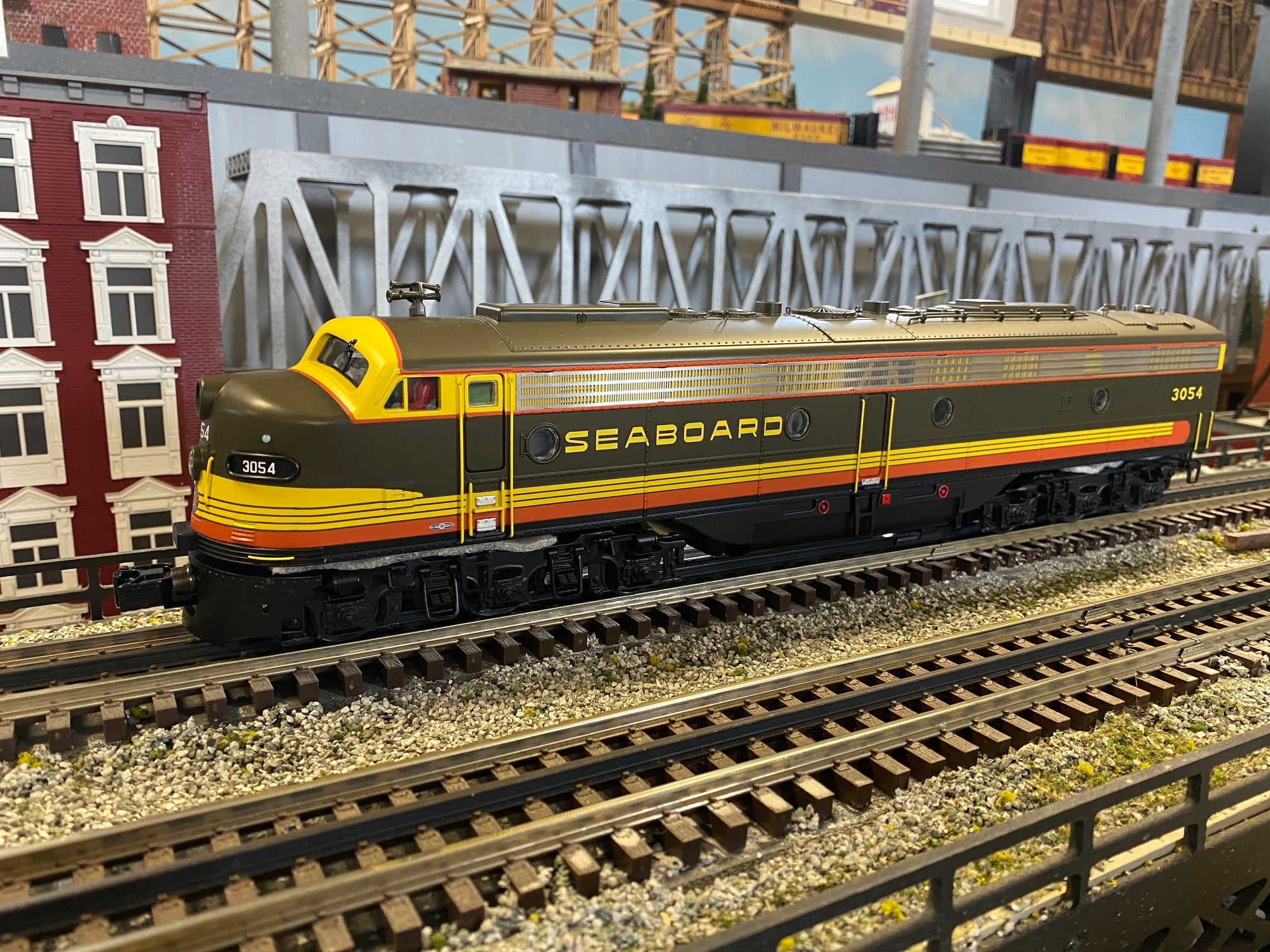 MTH 20-21370-1  Seaboard E-8 Diesel Engine ABA Set-Second hand-M5036