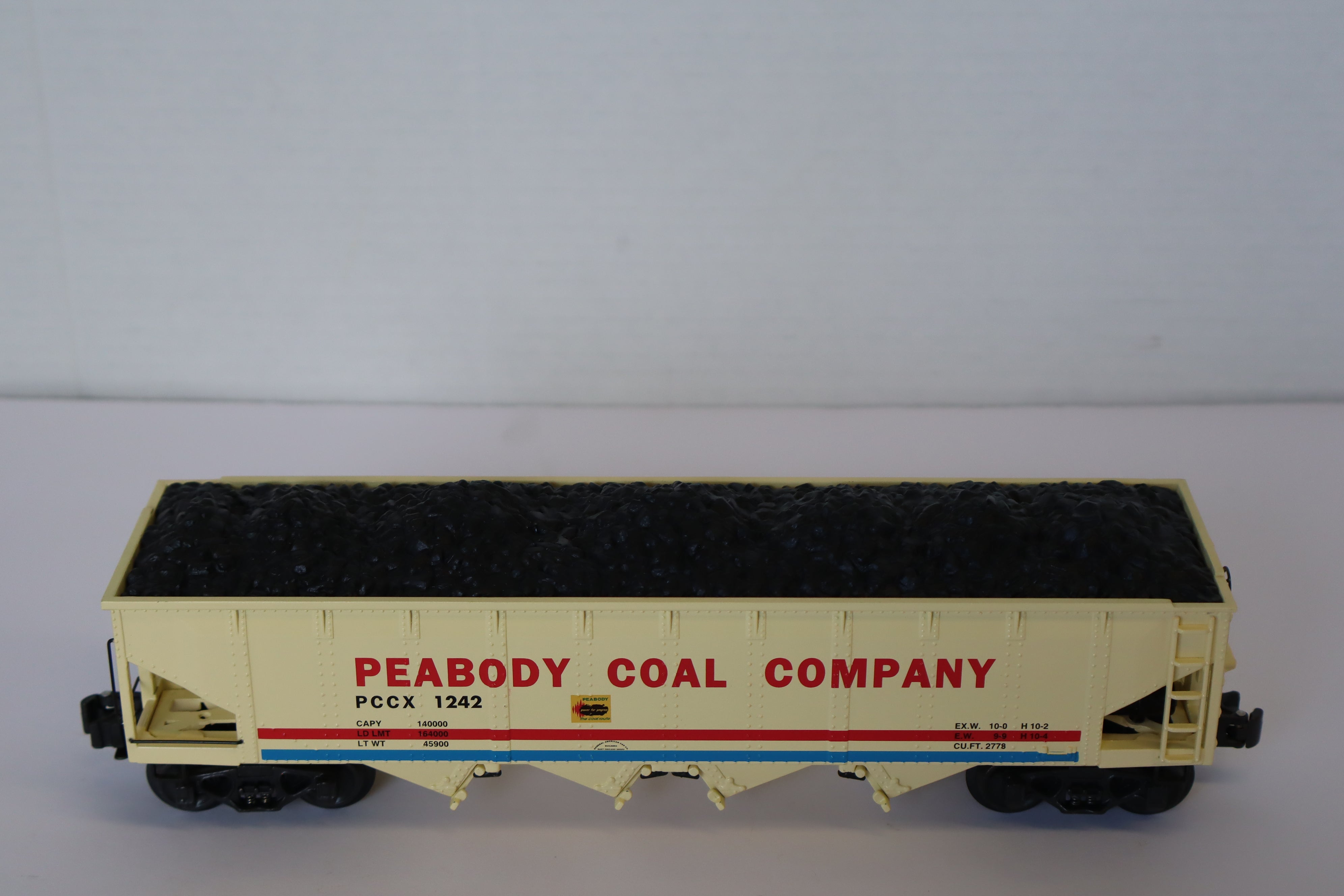 K Line Diecast K623-8019 Peabody Coal Company Hopper w/ Coal Load-Second hand-M7944