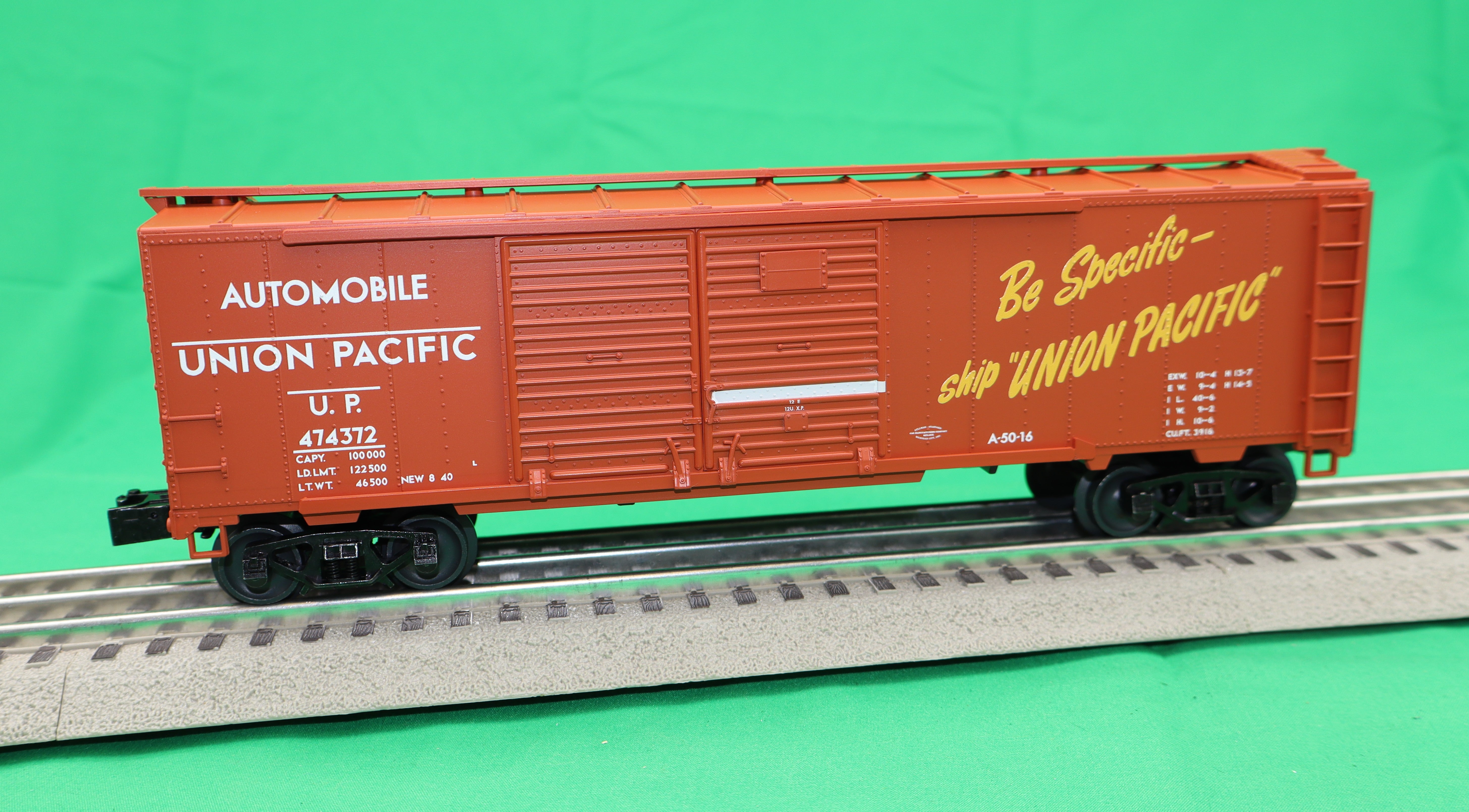 Lionel 2542462 - 40' Double Door Boxcar "Union Pacific" #474372