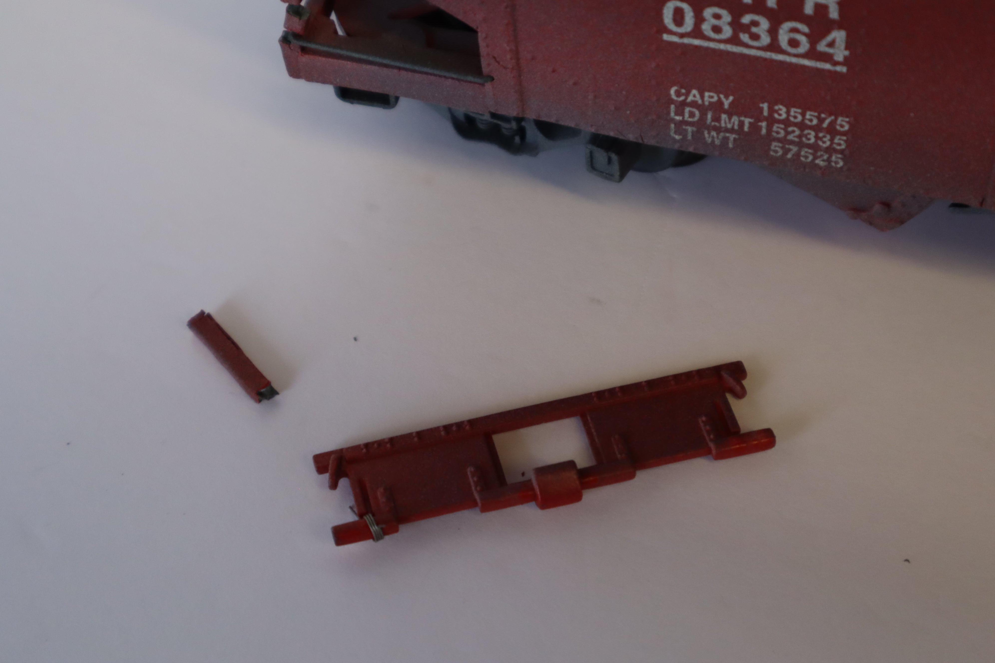 K Line Diecast K623-1012 Alaska Railroad Hopper w/ Coal Load 3 Set-Second hand-M7946