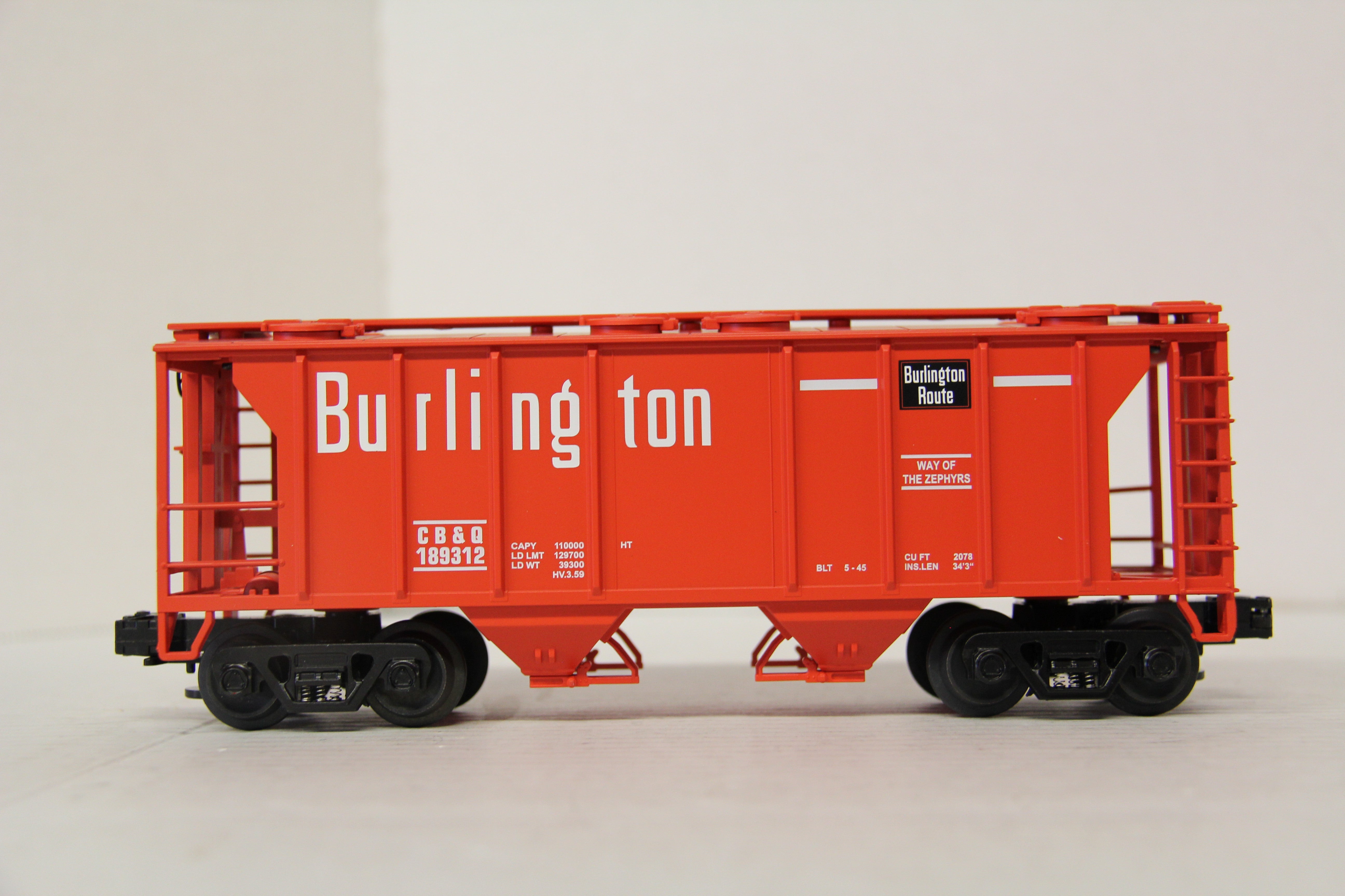 MTH 20-97105 Burlington PS-2 Hopper-Second hand-M6516