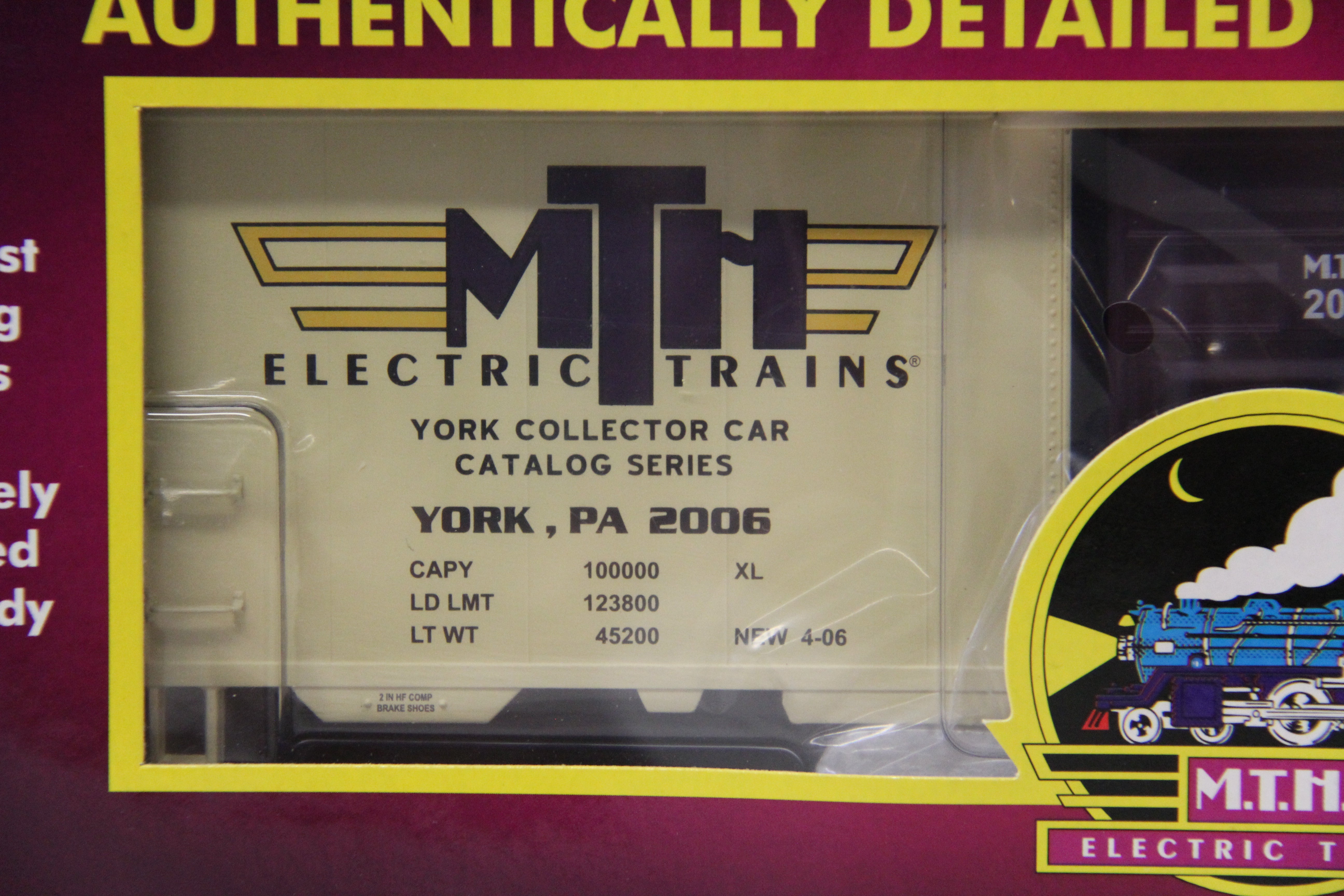 MTH 20-93321 TCA Spring York 2006- 40' Box Car-Second hand-M4606