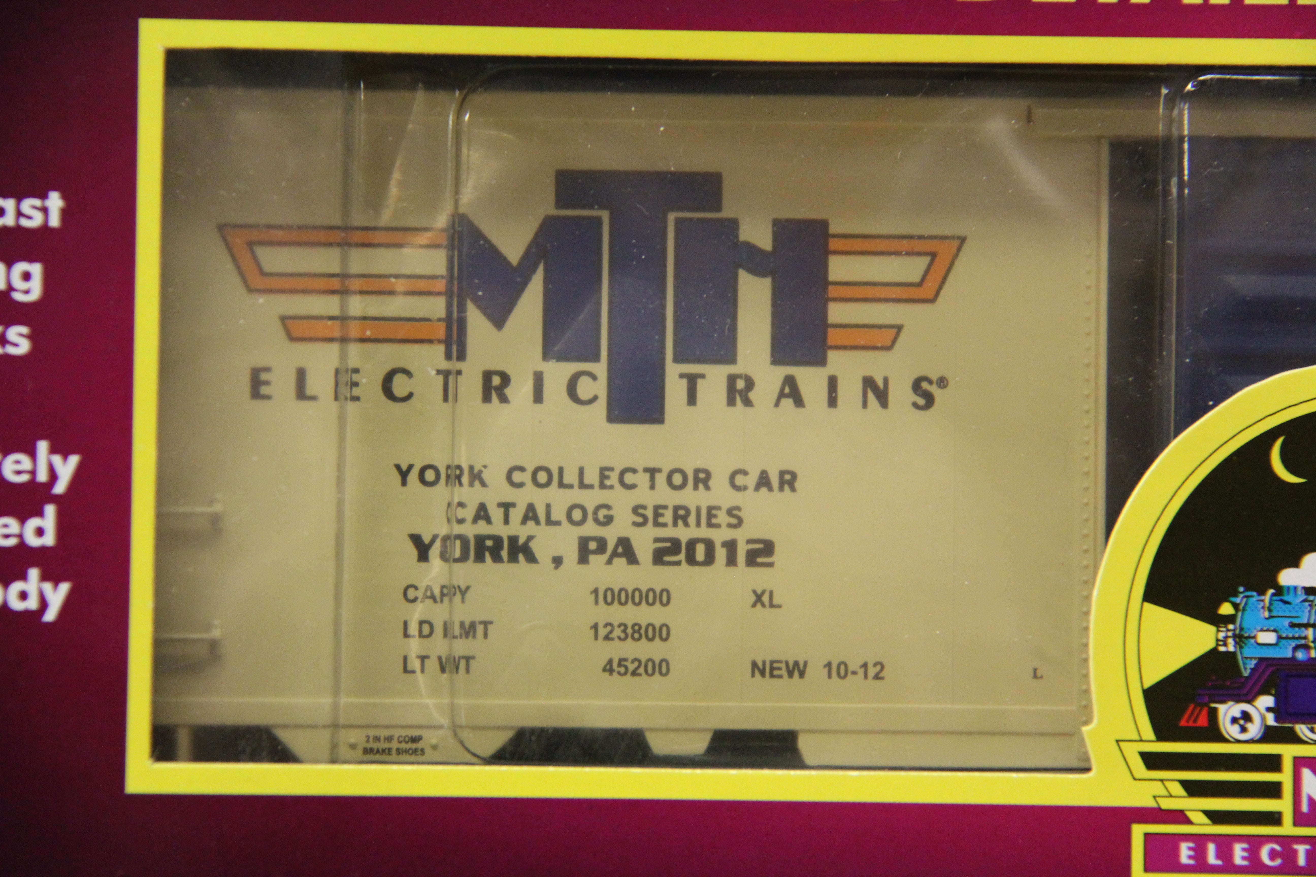 MTH 20-93566 TCA Fall York 2012- 40' Box Car-Second hand-M4608