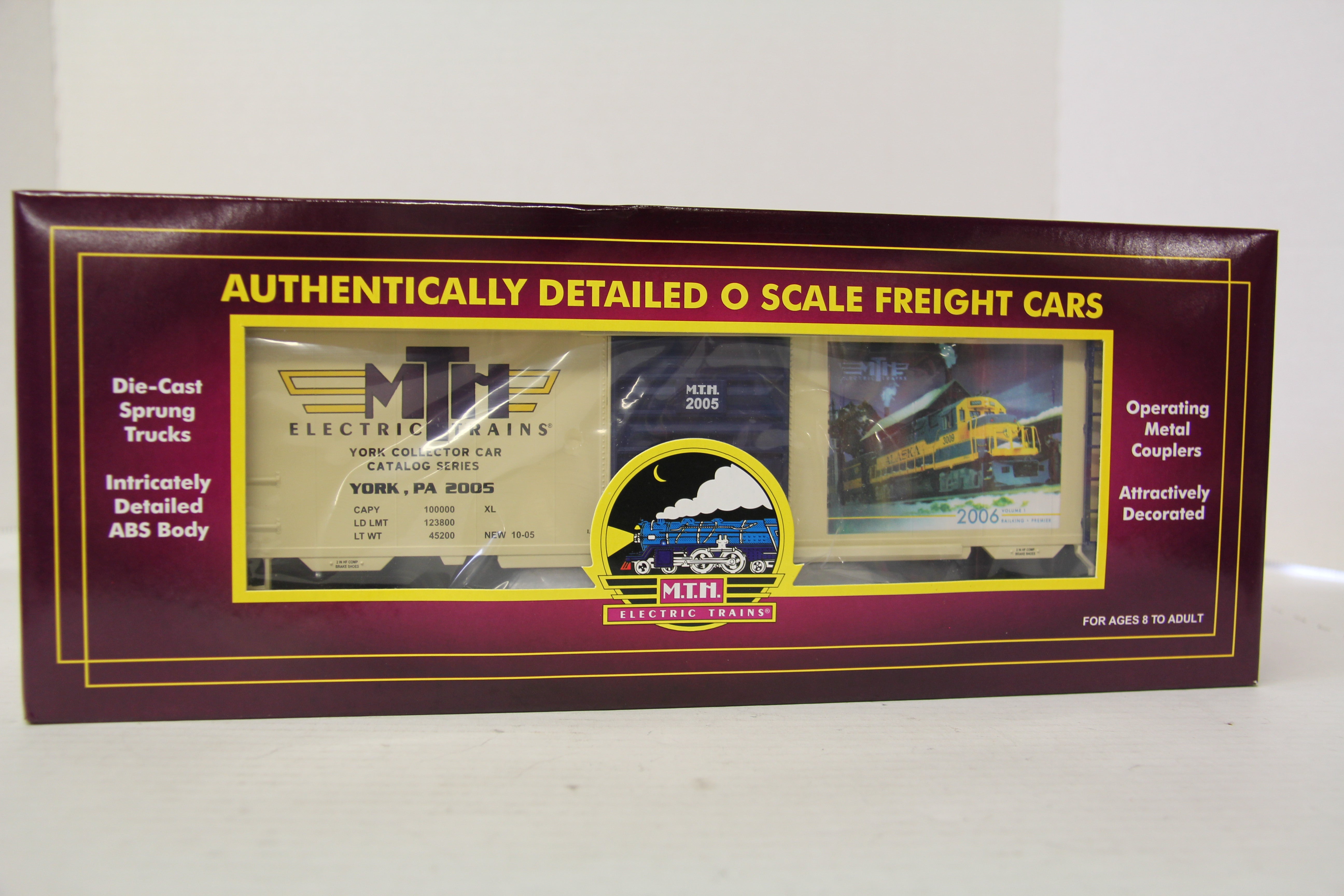 MTH 20-93318 TCA Fall York 2005- 40' Box Car-Second hand-M4611