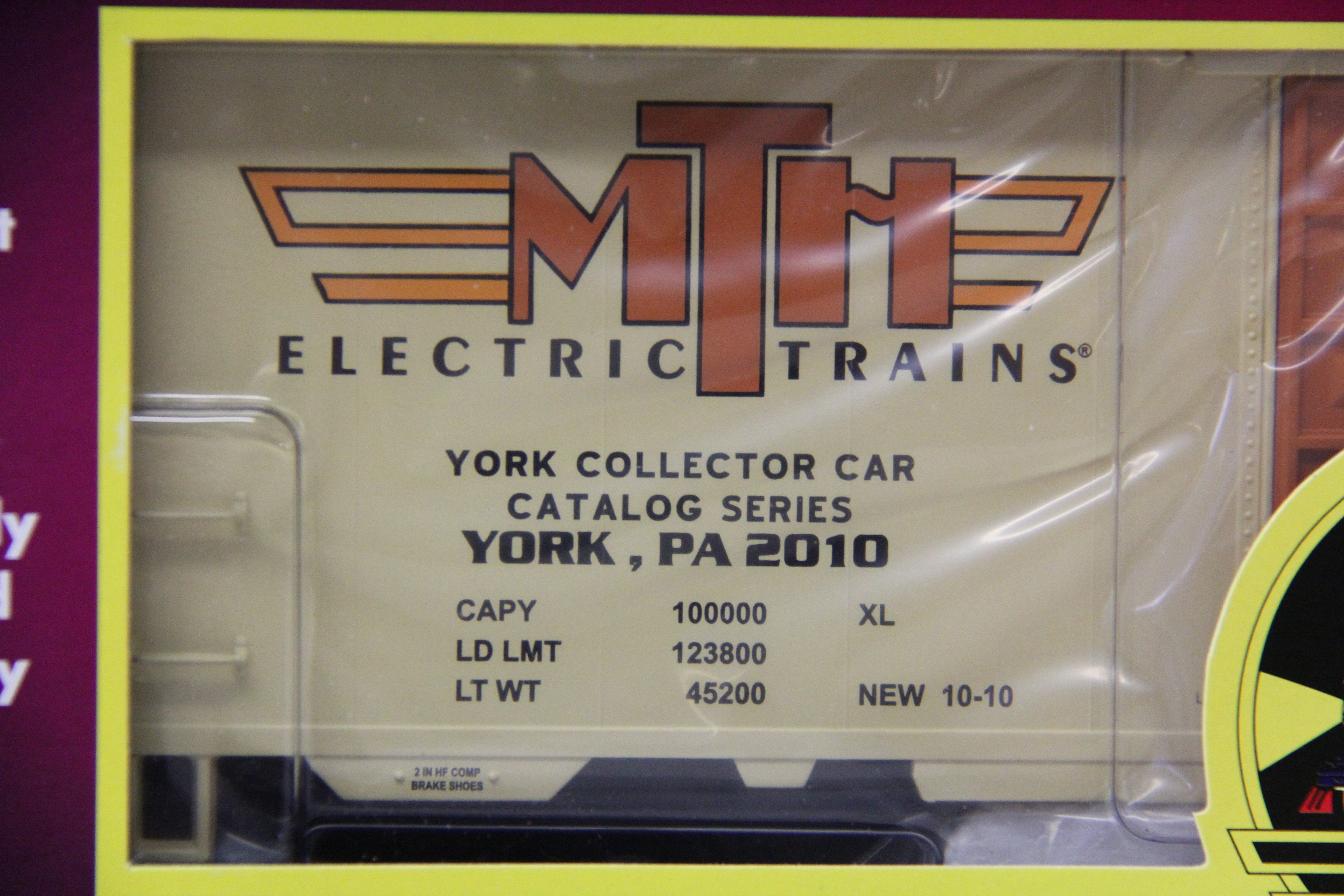 MTH 20-93510 TCA Fall York 2010 Box Car-Second hand-M4613